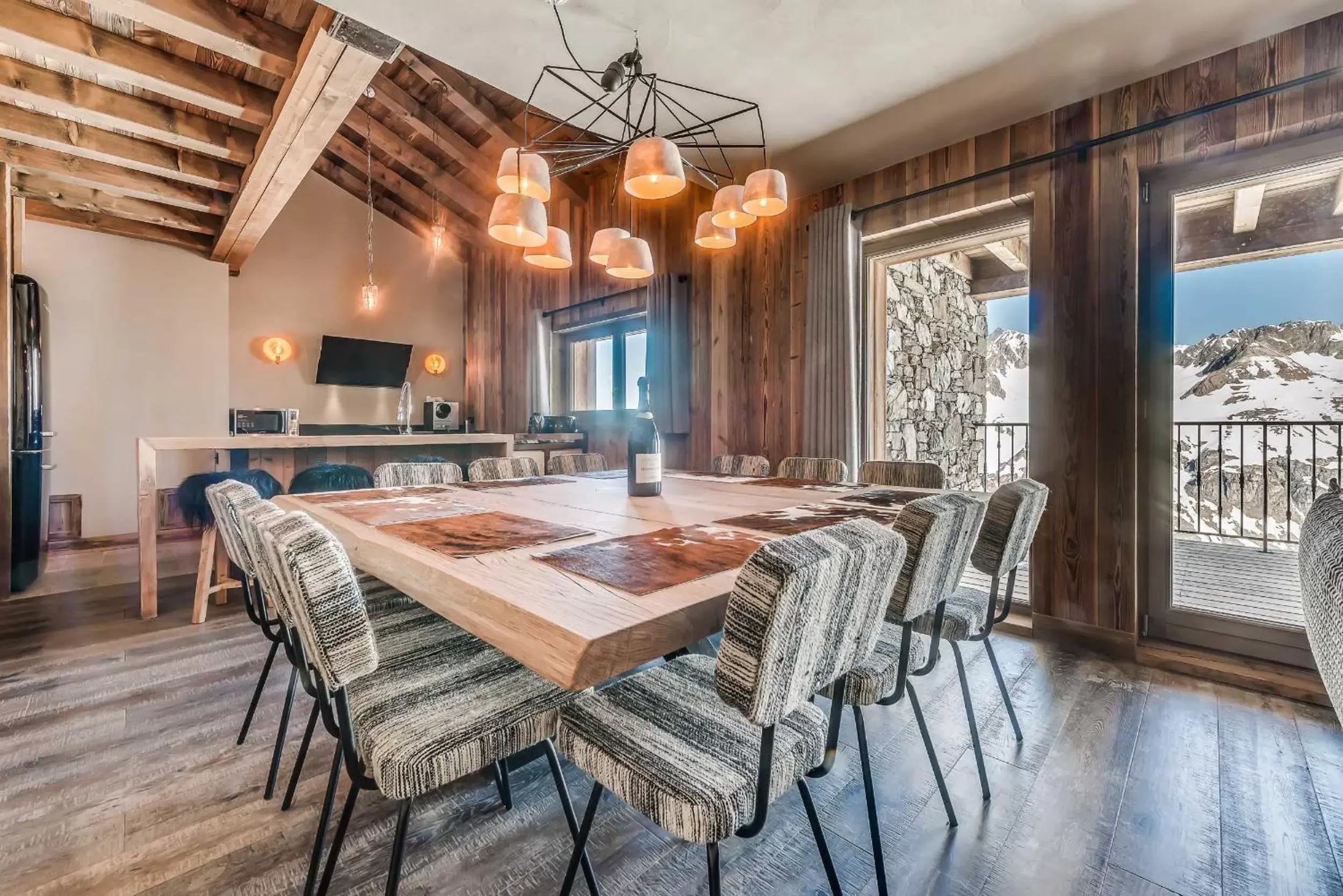 Dining Area in Le Refuge de Solaise - 2551 m Altitude