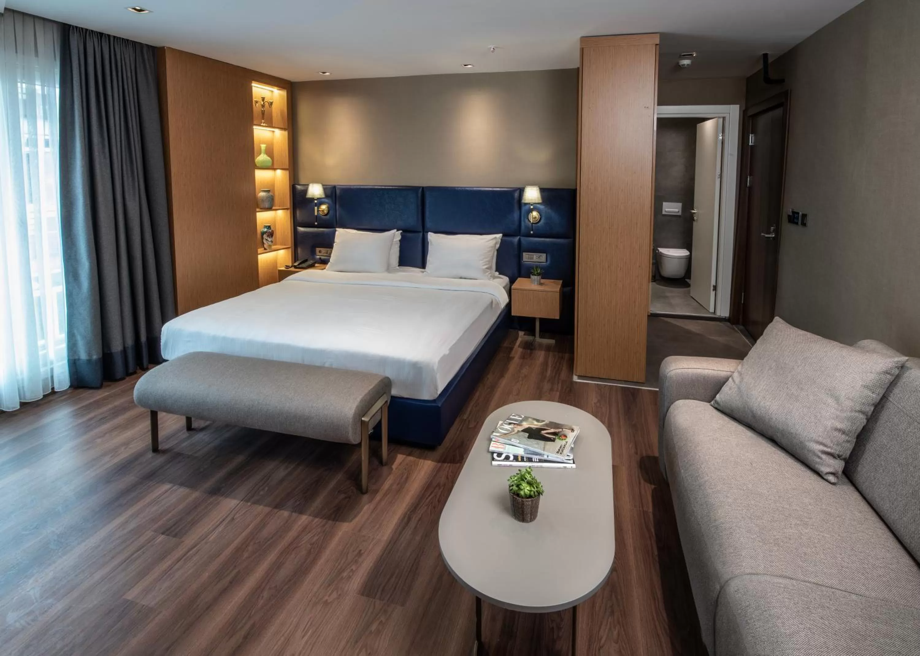 Bed in Hotel Bosfora