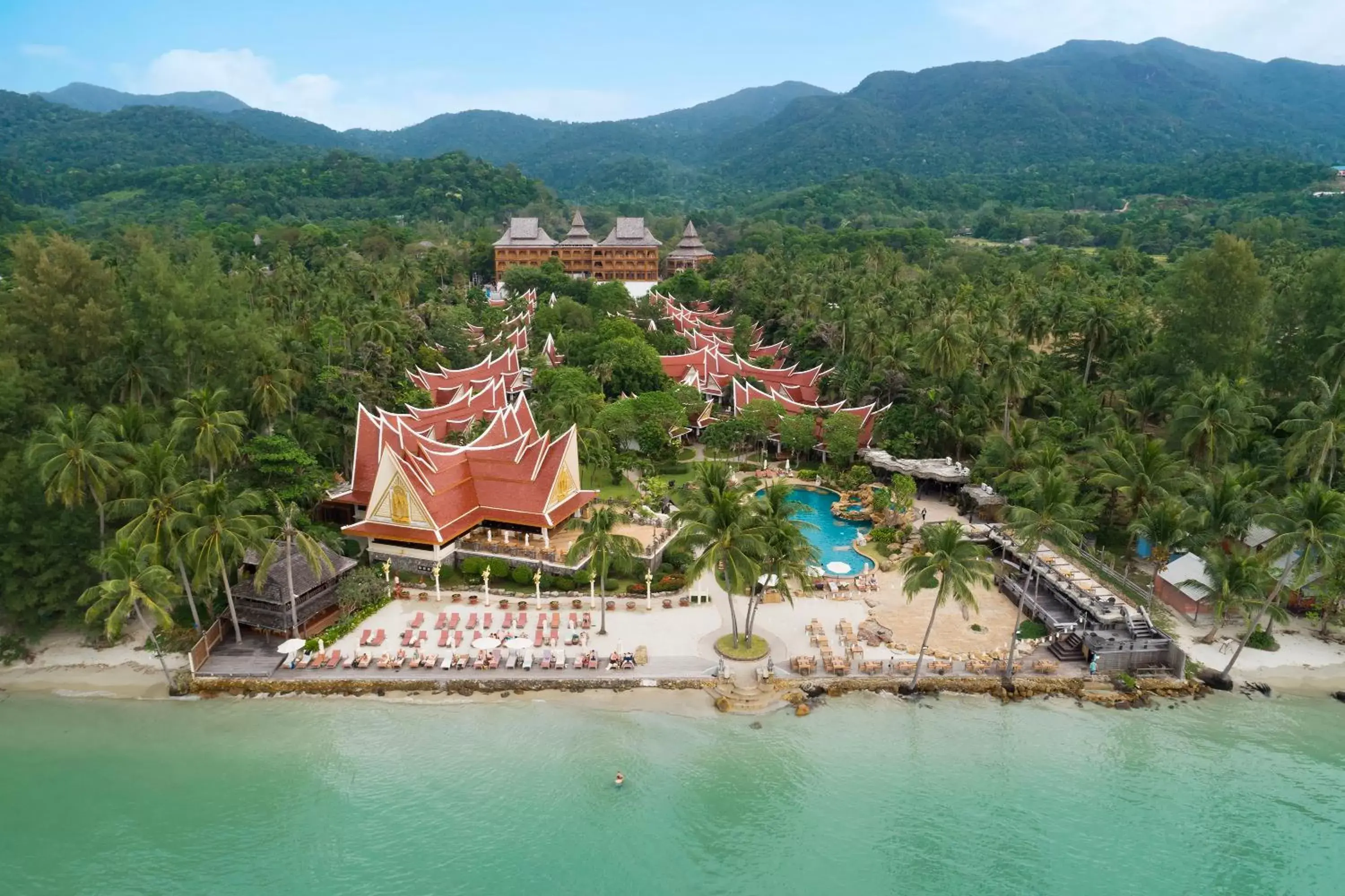 Bird's eye view, Bird's-eye View in Santhiya Tree Koh Chang Resort