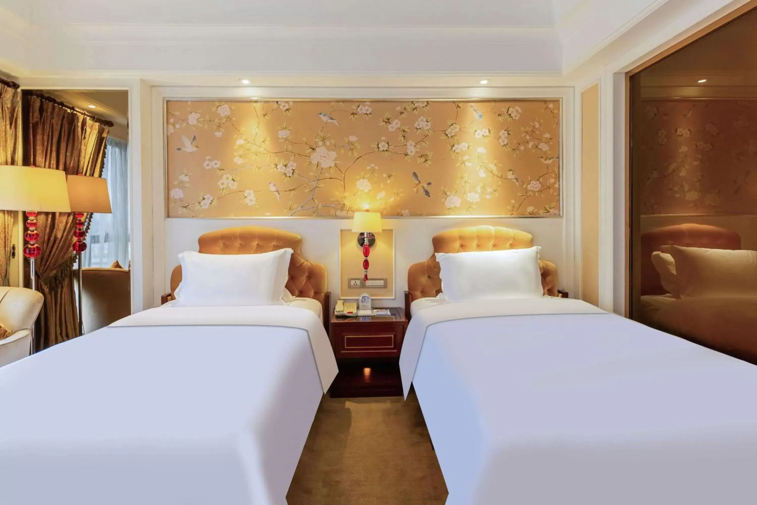 Bed in Wyndham Foshan Shunde