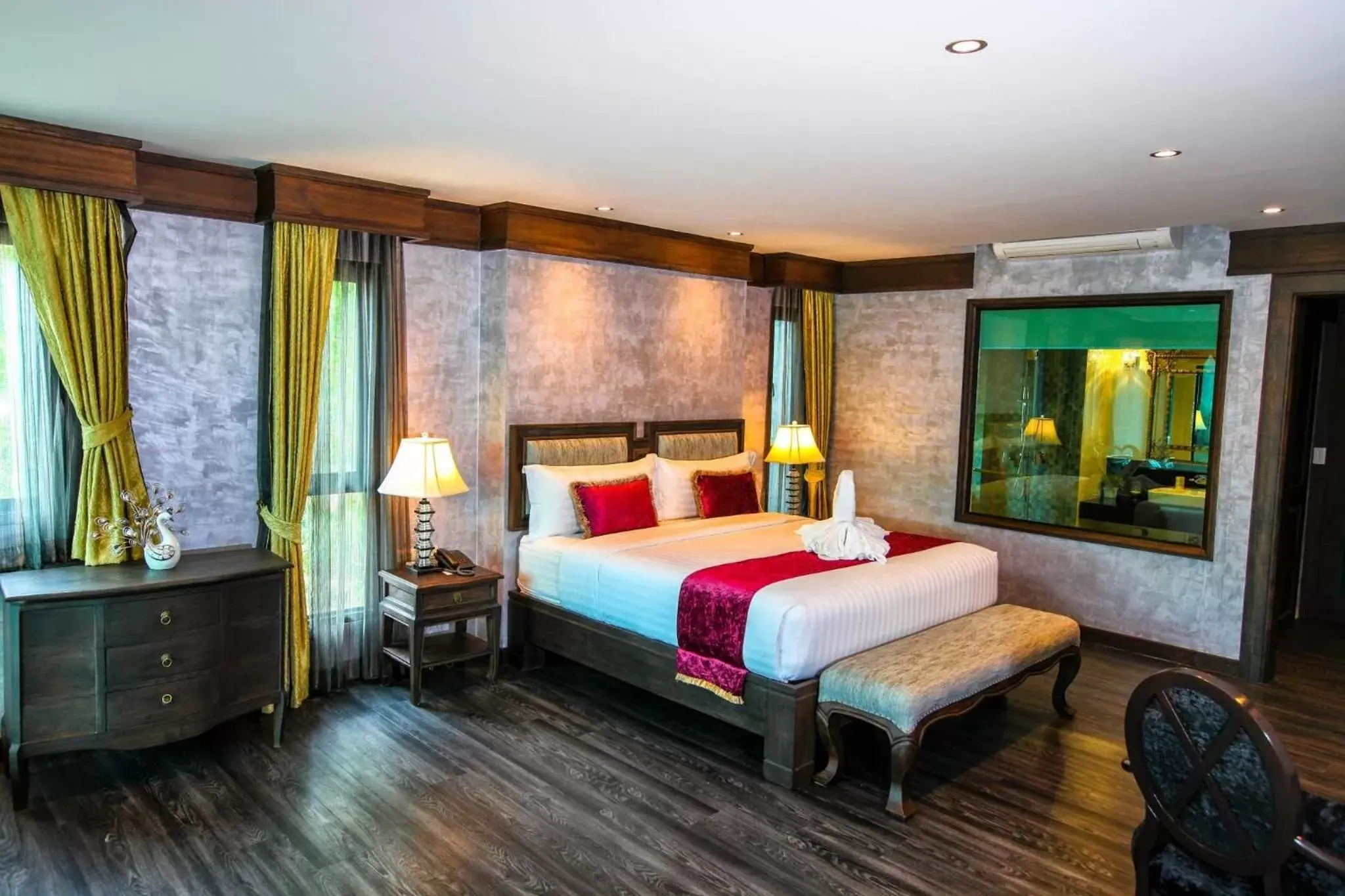 Photo of the whole room, Bed in I Calm Resort Cha Am
