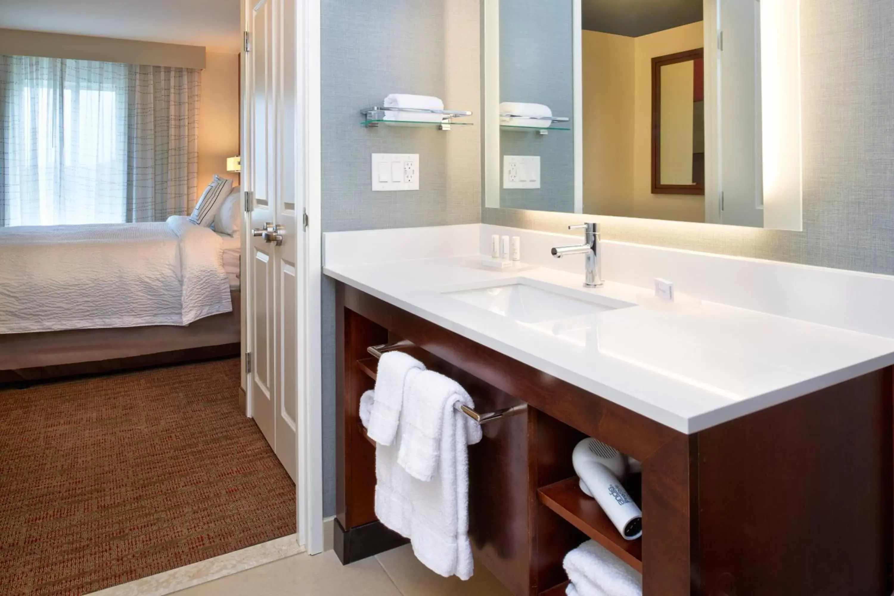 Bathroom in Residence Inn by Marriott Chicago Bolingbrook