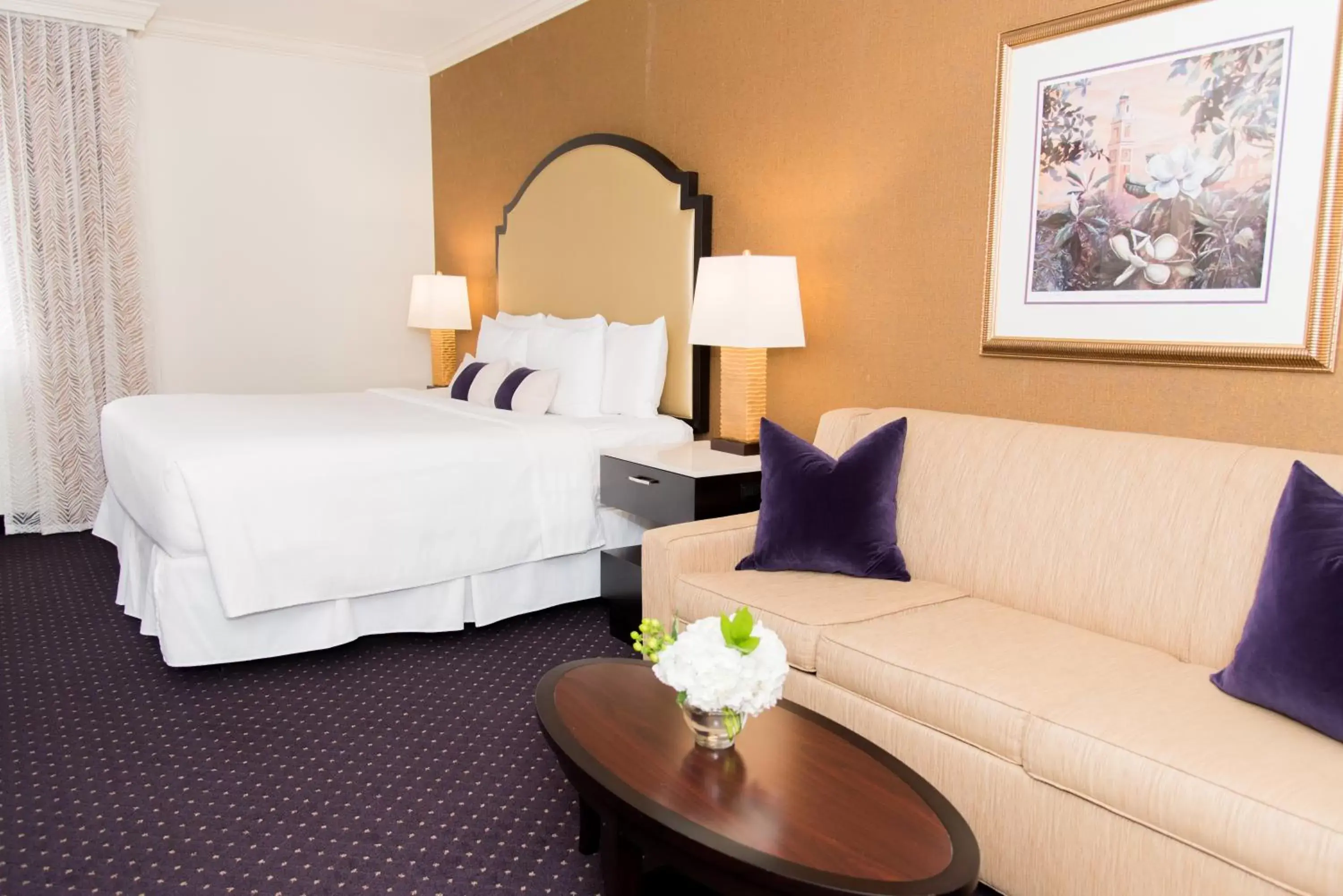 Bedroom, Bed in The Cook Hotel and Conference Center at LSU Bedroom, Bed in The Cook Hotel and Conference Center at LSU