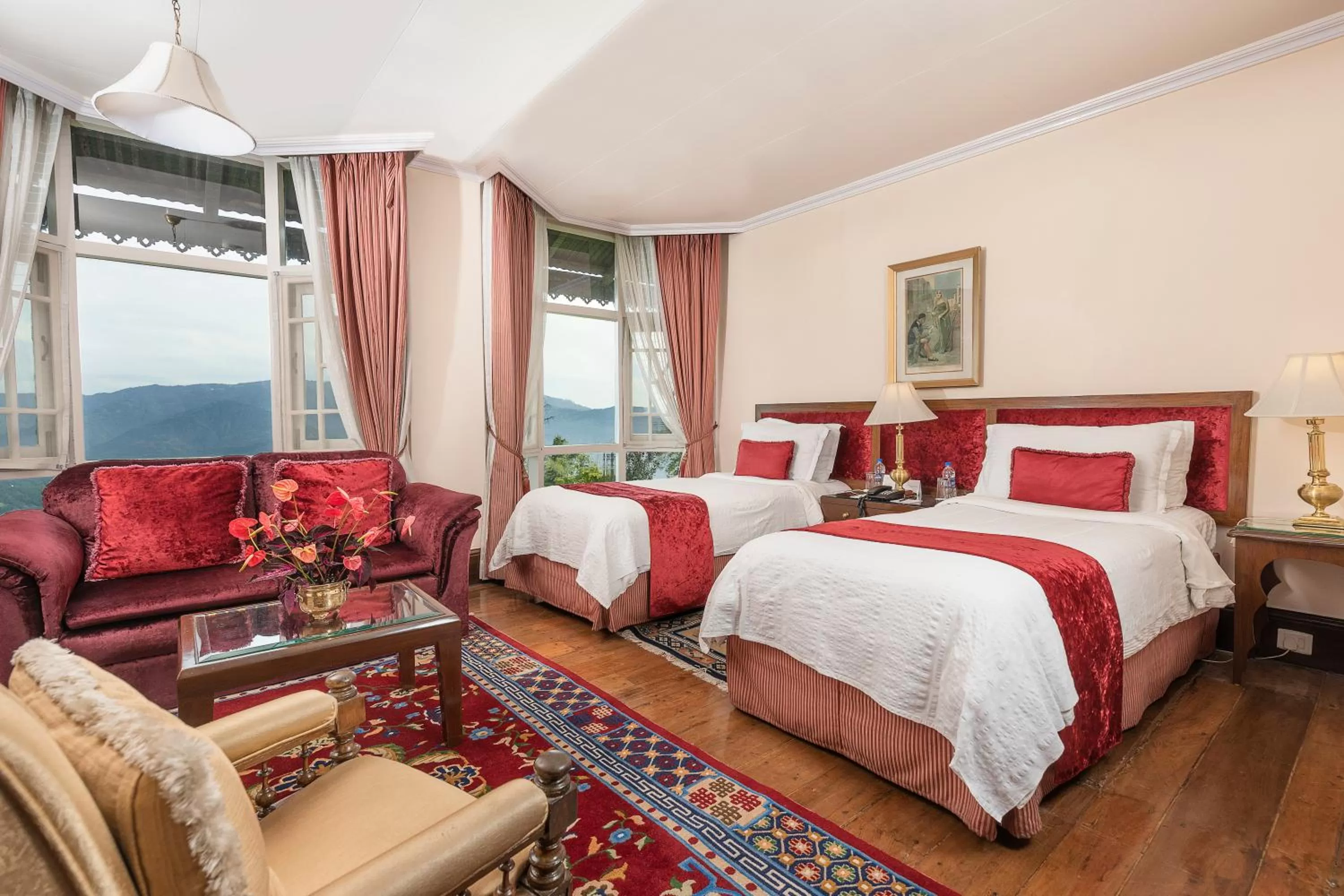 Bed in The Elgin Silver Oaks - Heritage Resort & Spa