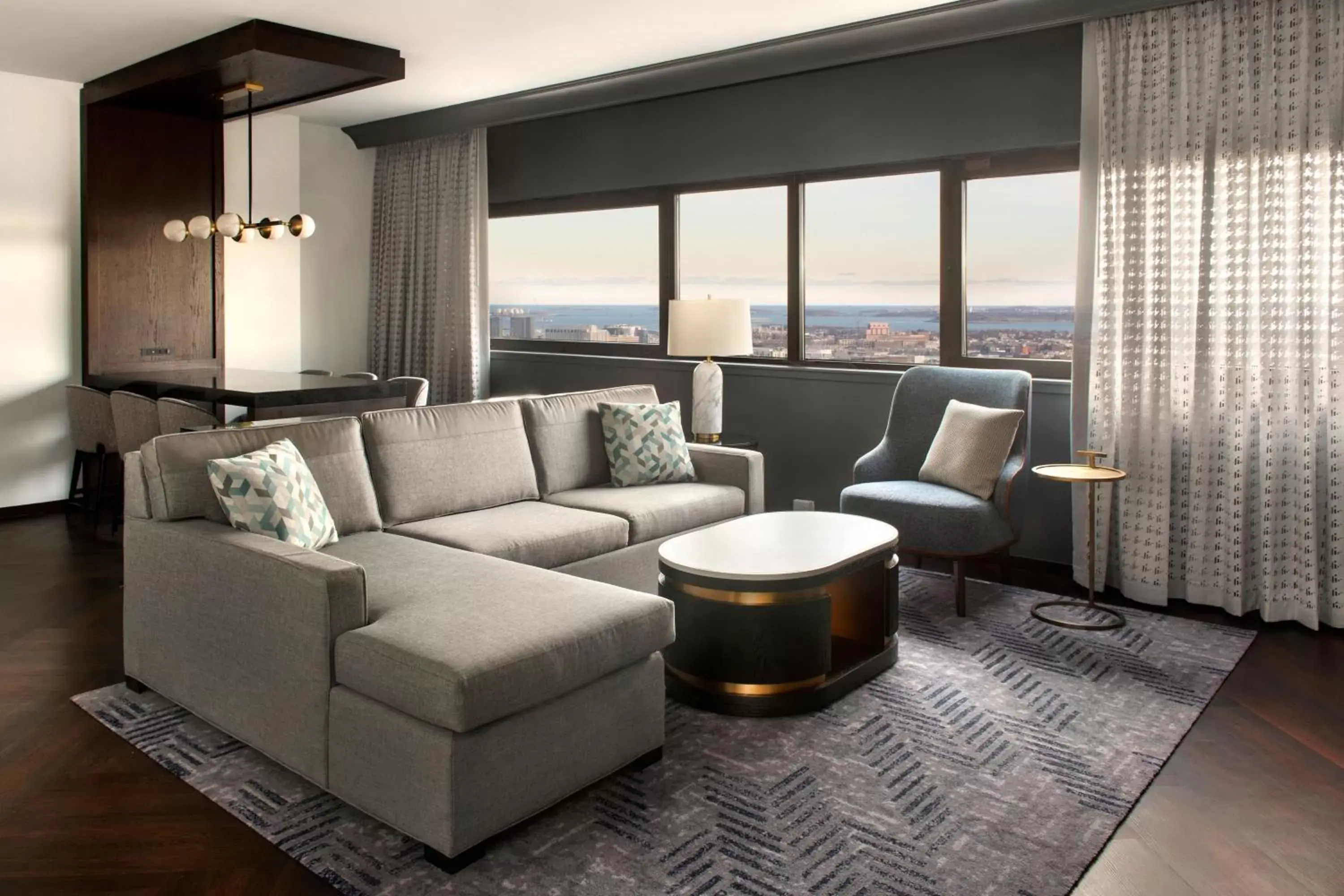 Living room, Seating Area in Boston Marriott Copley Place