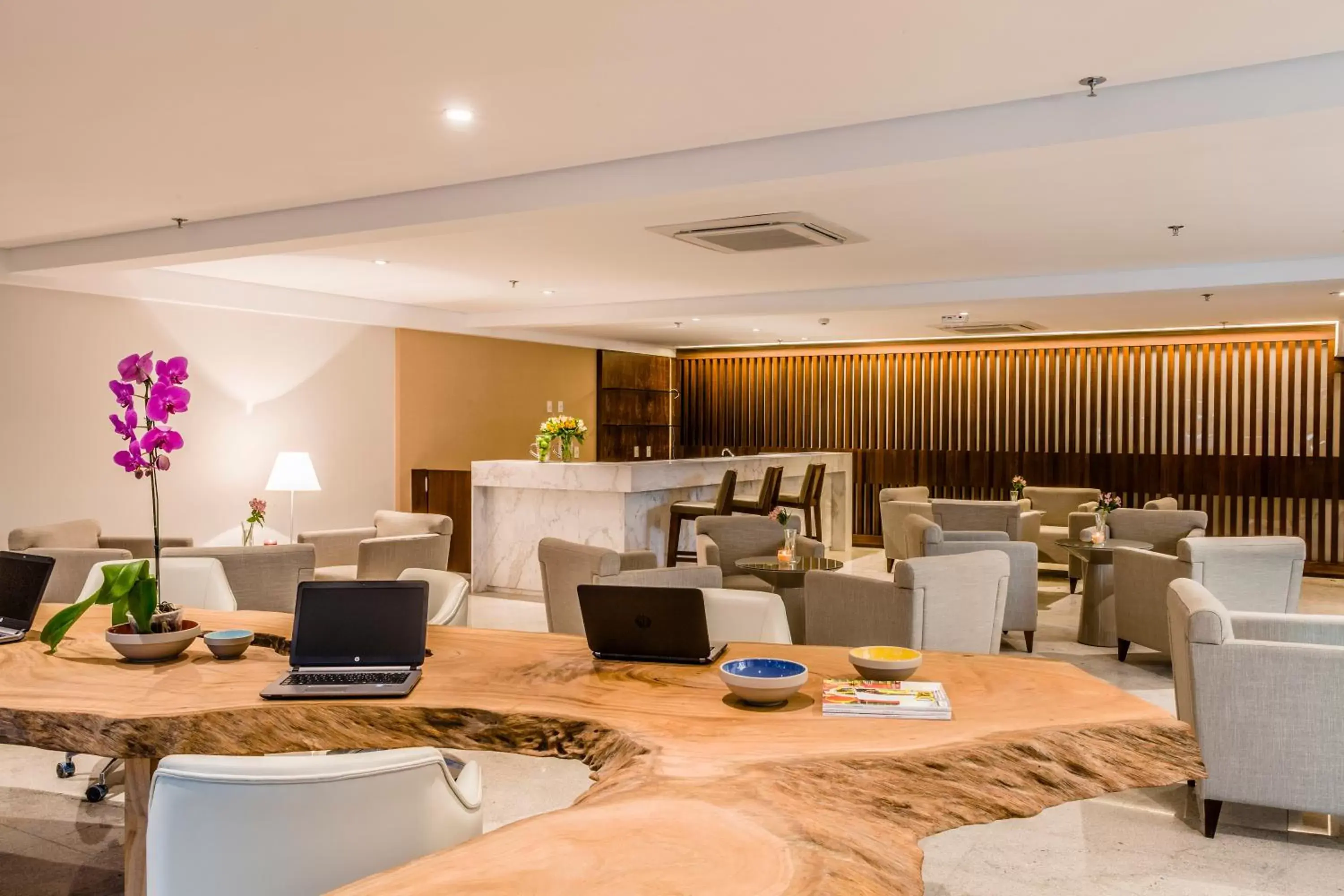 Communal lounge/ TV room, Restaurant/Places to Eat in Blue Tree Premium Alphaville