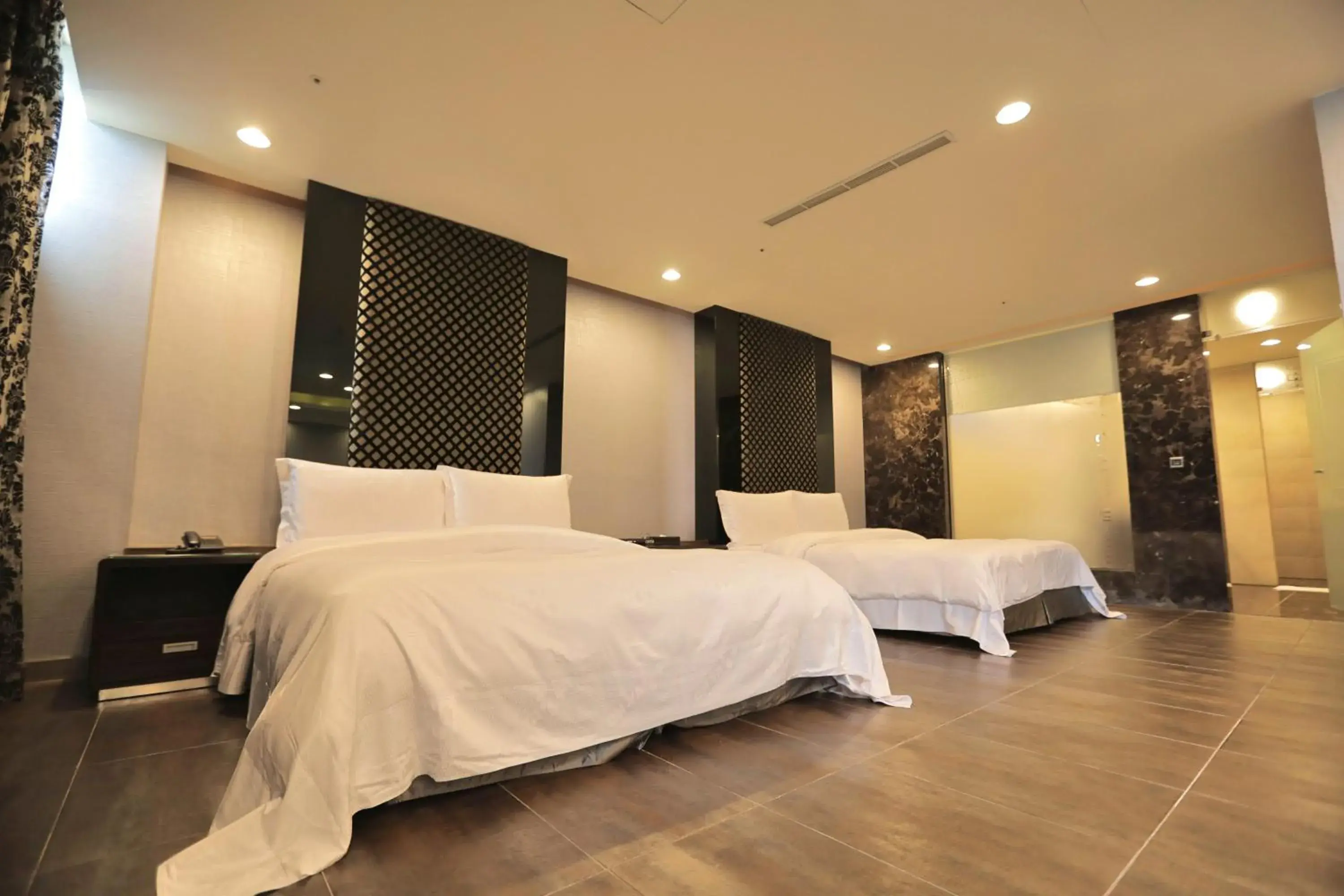 Bed in OHYA Boutique Motel-Linkou