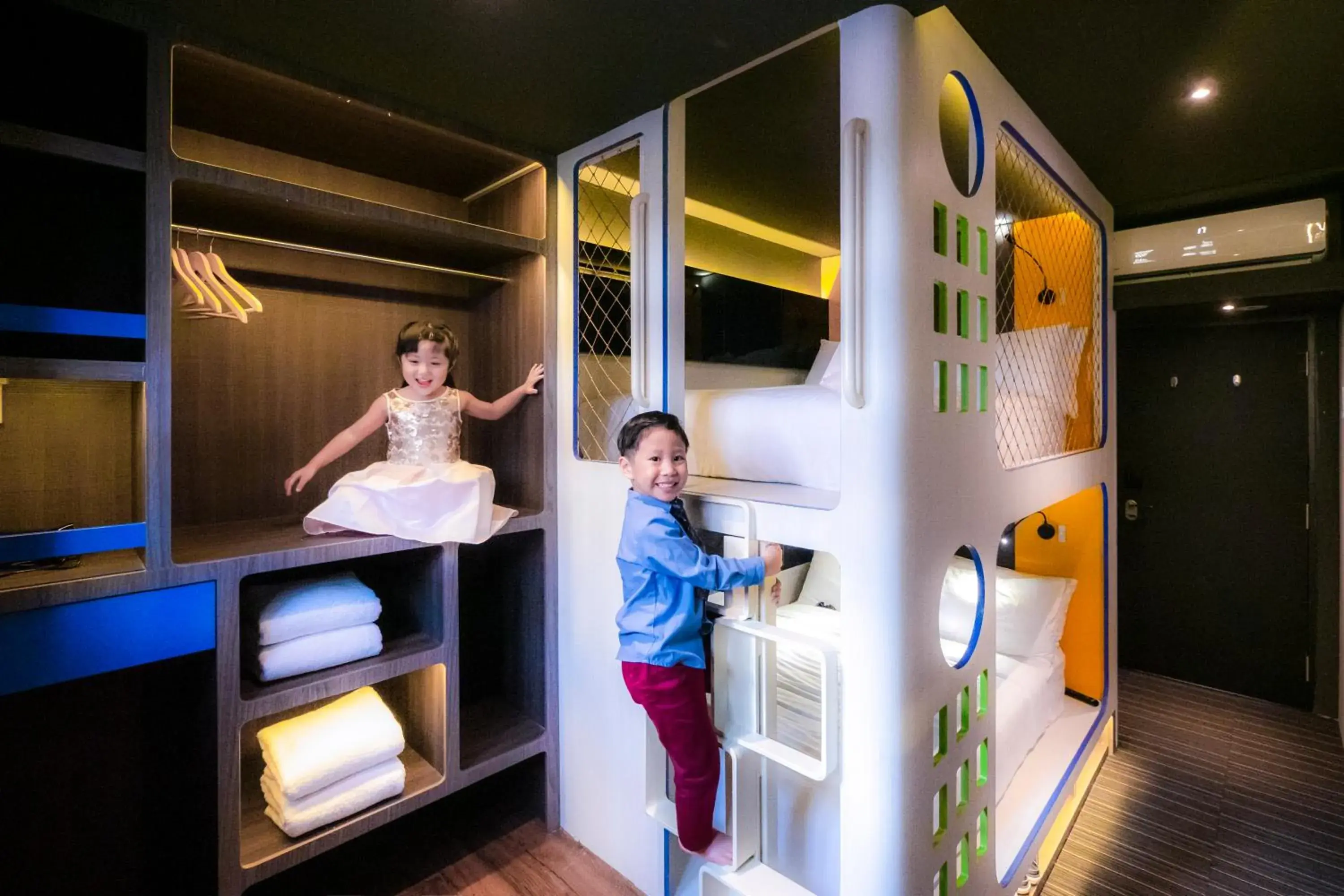 Bedroom in CUBE Family Boutique Capsule Hotel @ Chinatown