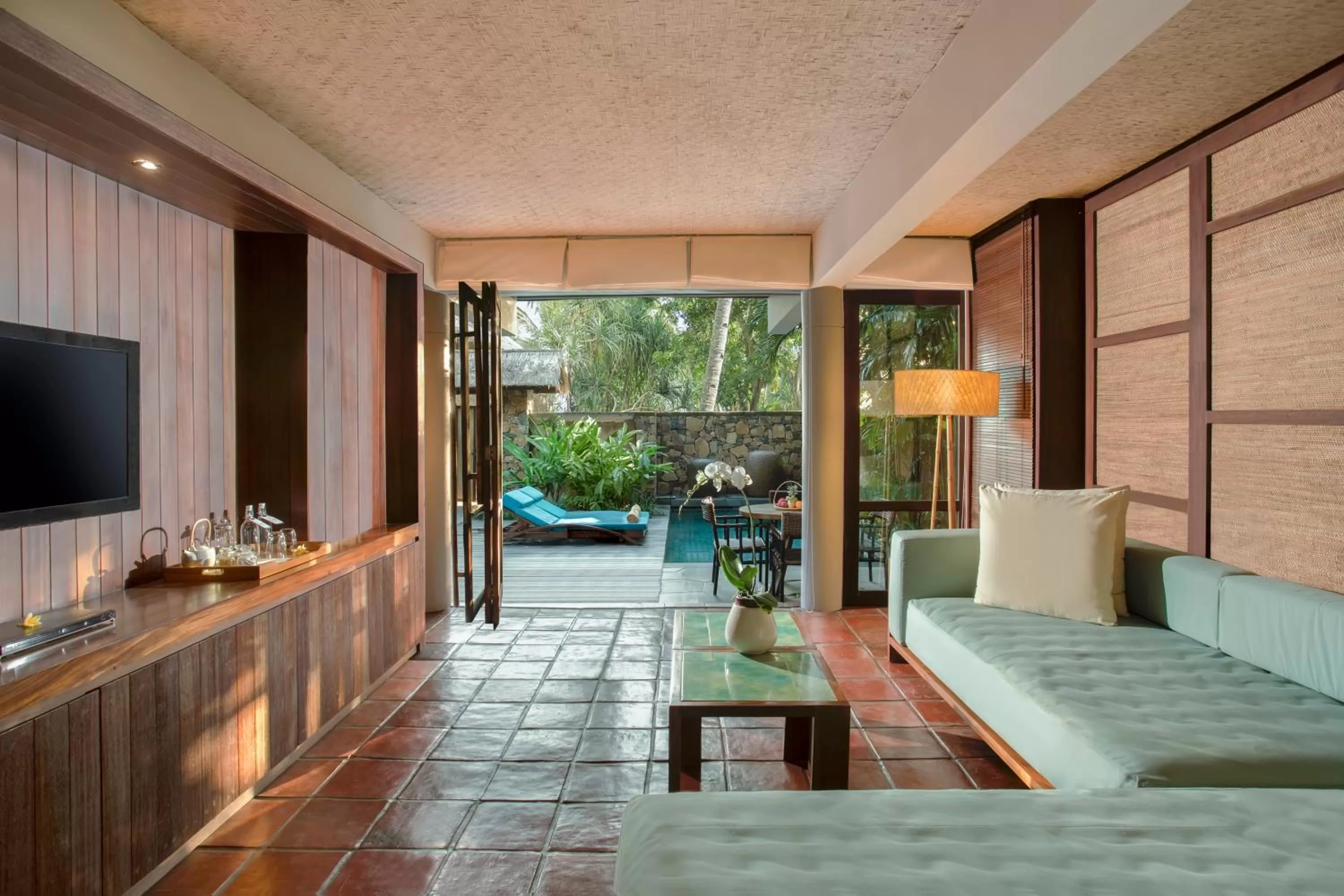 Living room in Jeeva Klui Resort