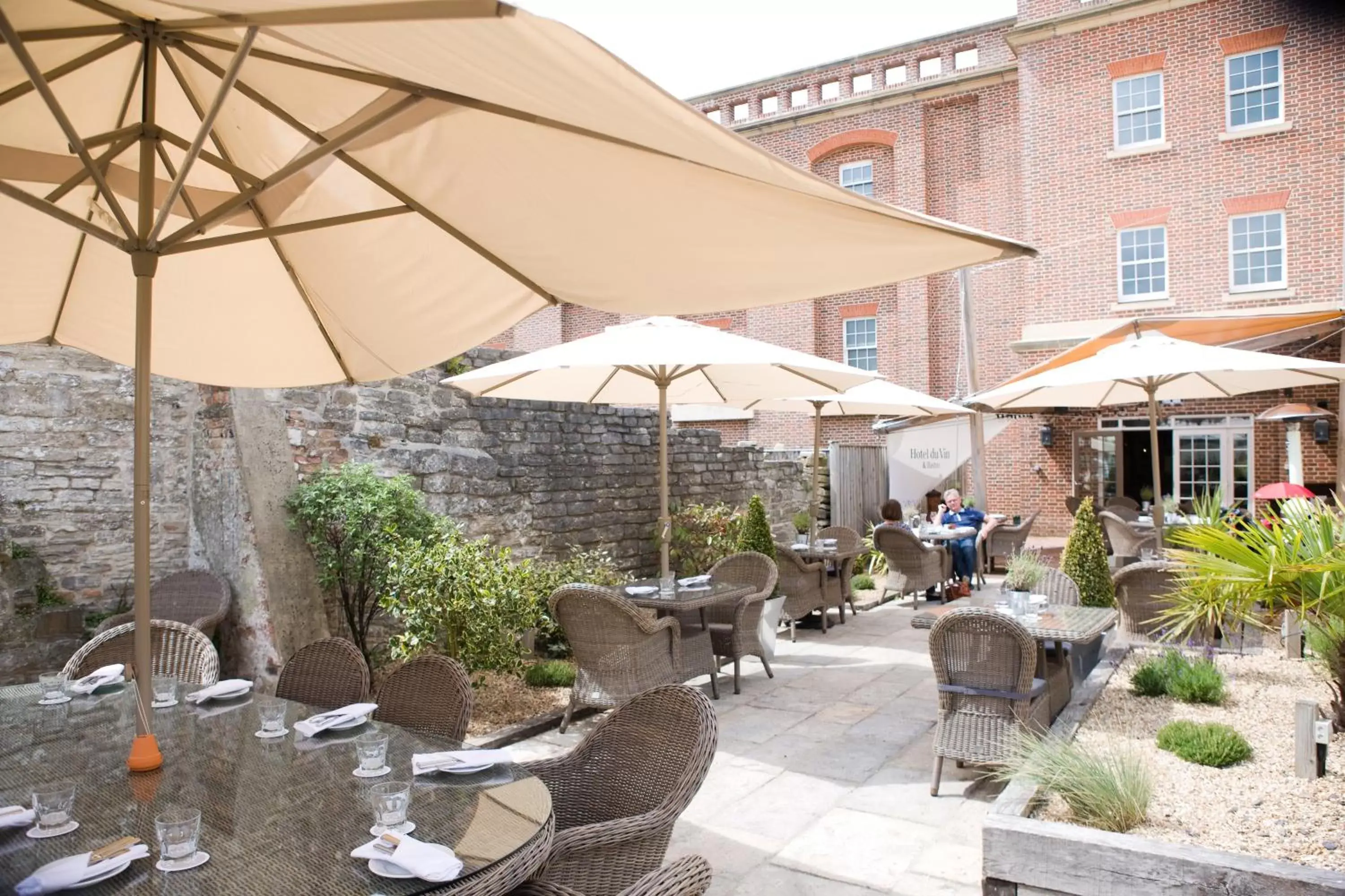 Balcony/Terrace, Restaurant/Places to Eat in Hotel Du Vin Poole