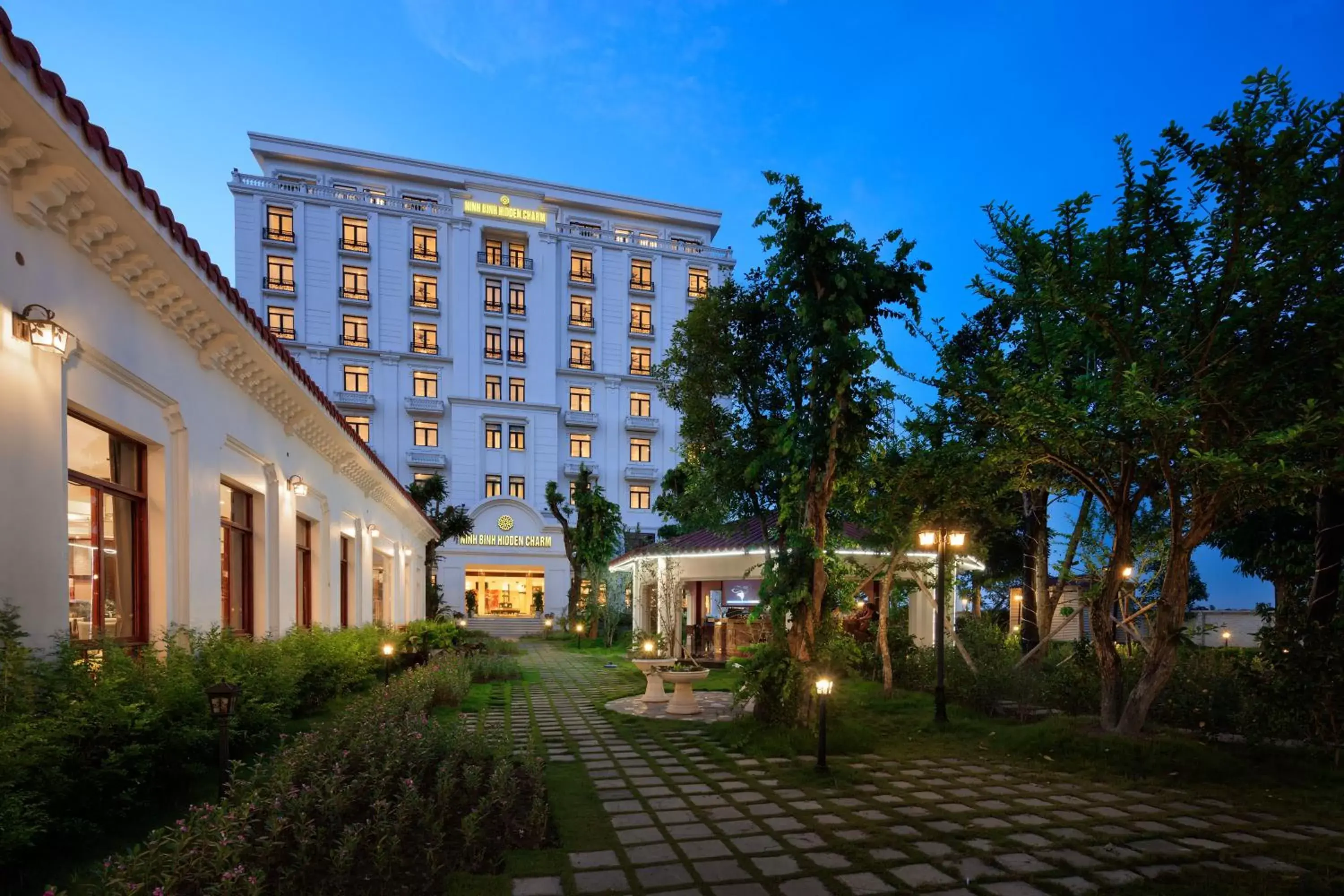 Facade/entrance in Ninh Binh Hidden Charm Hotel & Resort Facade/entrance in Ninh Binh Hidden Charm Hotel & Resort