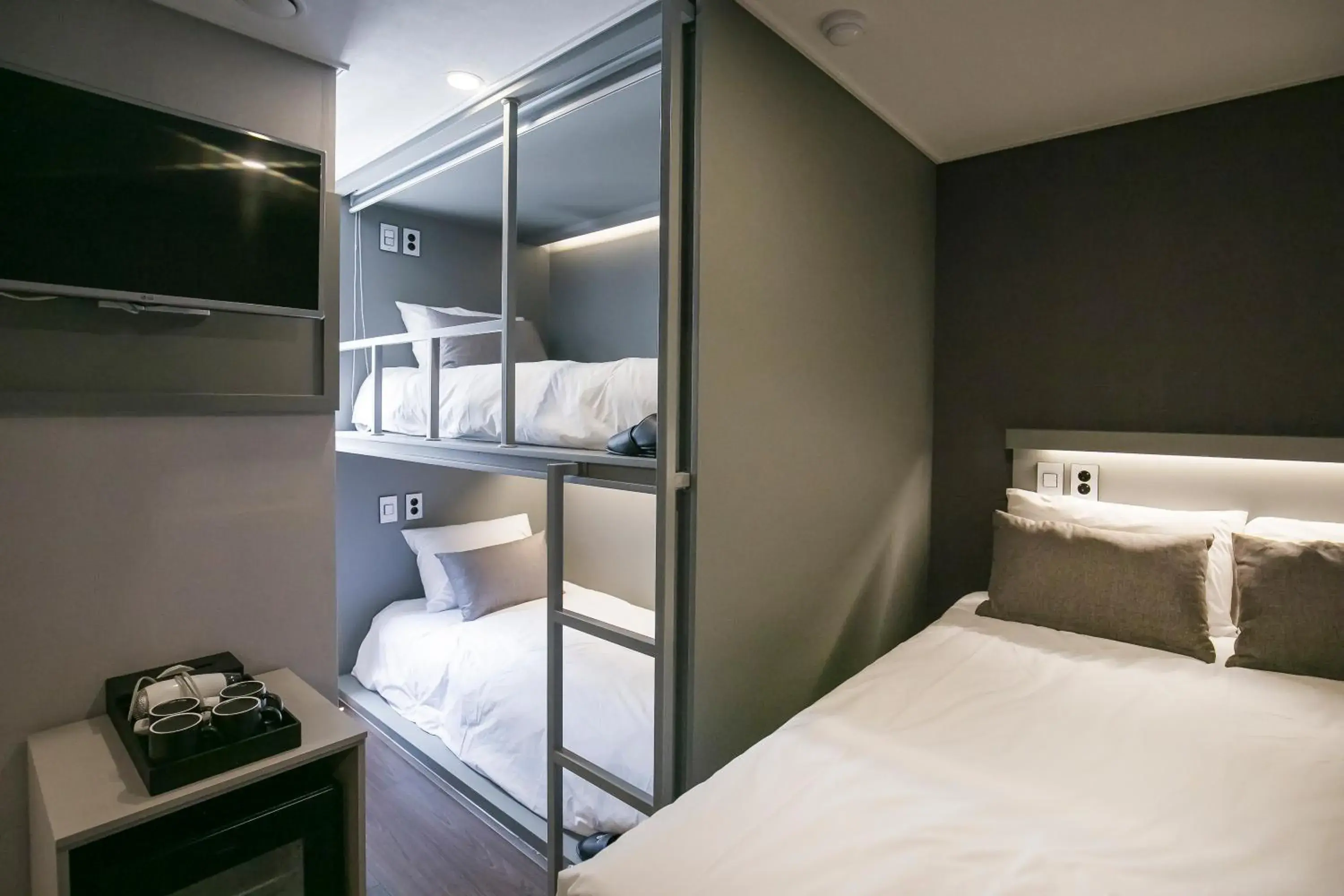 Bed in Philstay Myeongdong Station