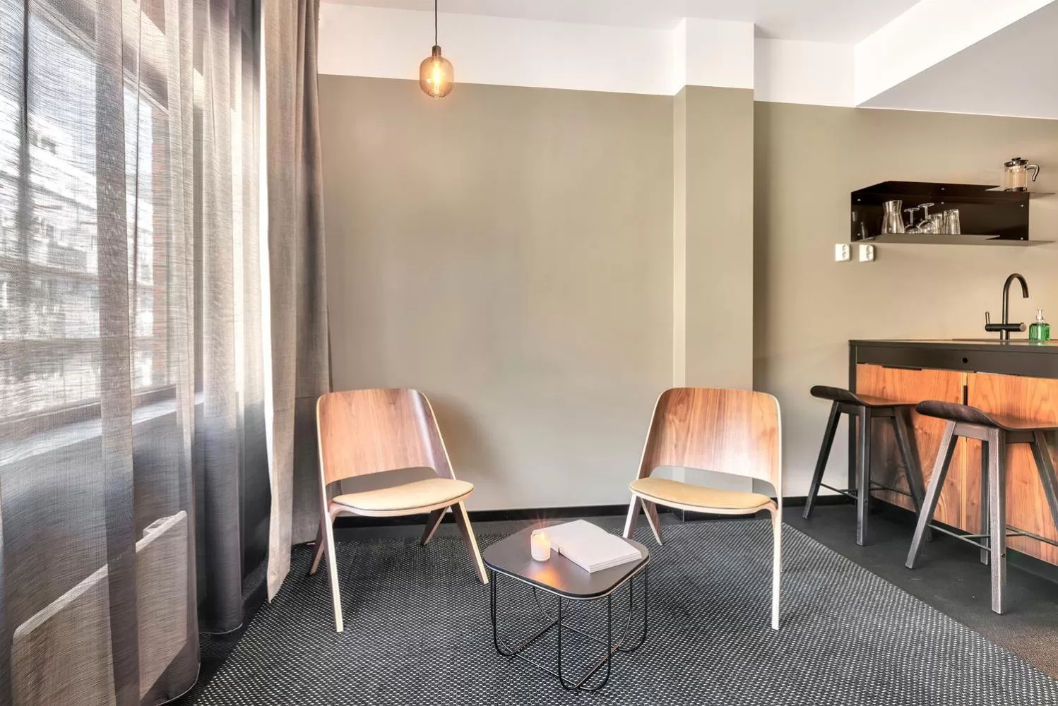 Living room in Forenom Aparthotel Oslo