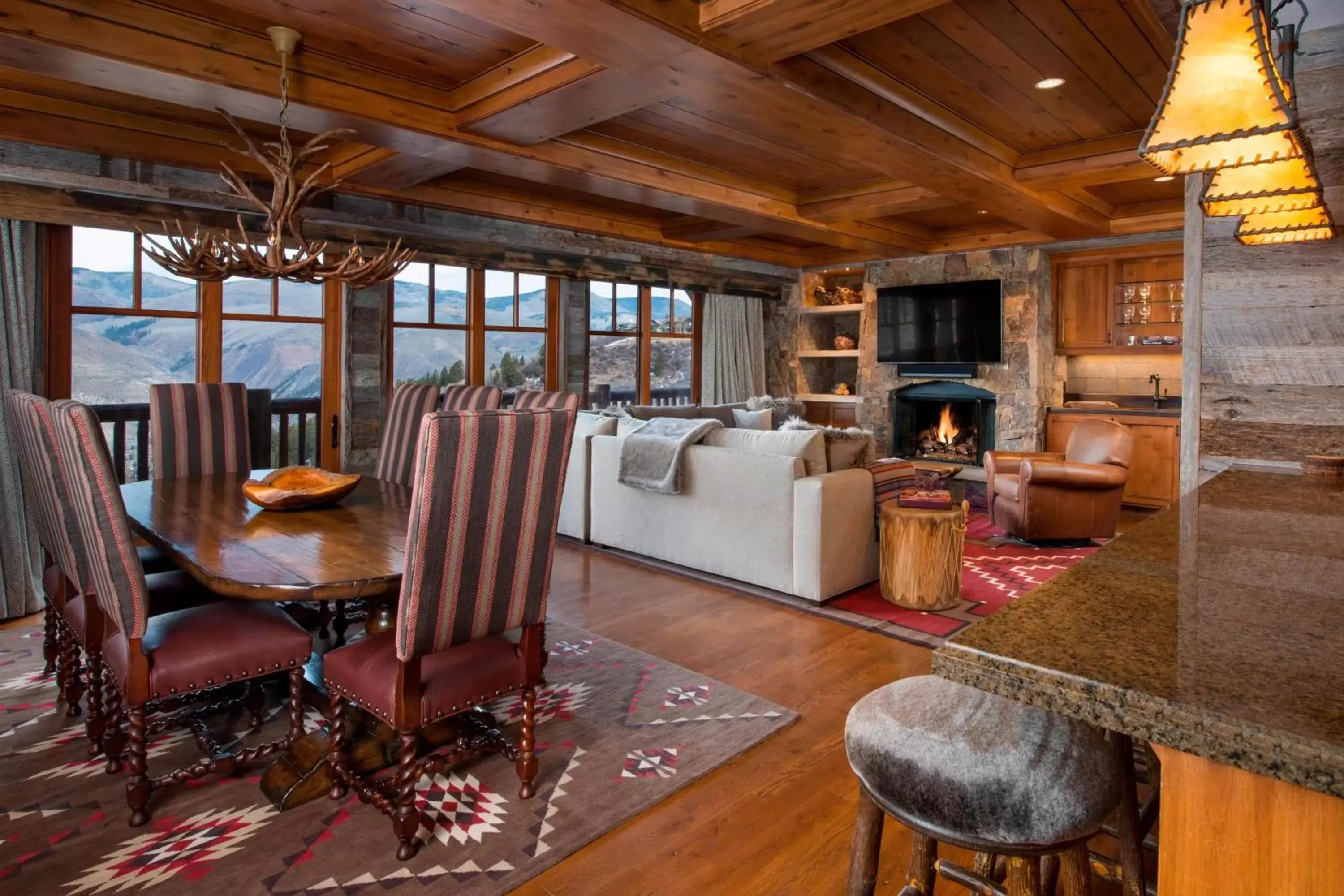 Living room, Dining Area in The Ritz-Carlton, Bachelor Gulch