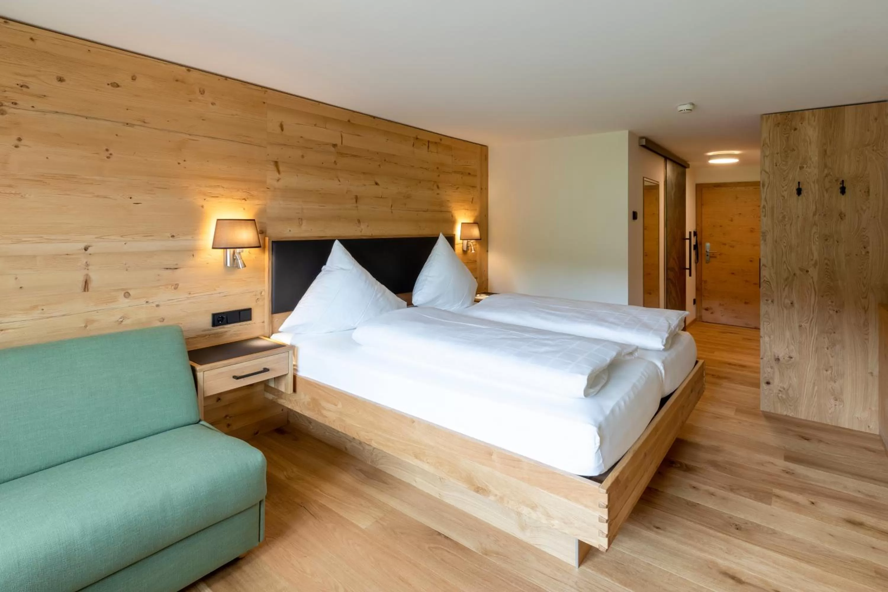 Bed in Brauereigasthof Schäffler