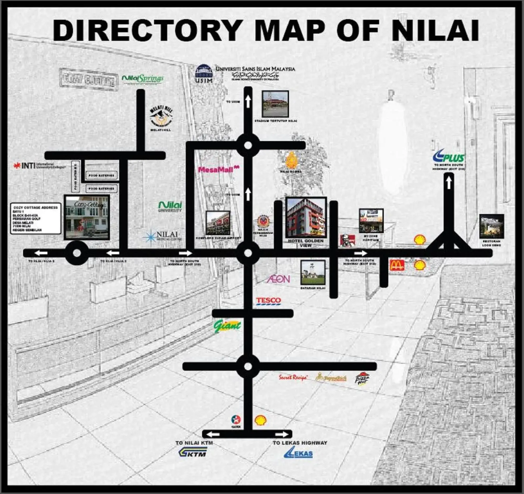 Lobby or reception, Floor Plan in Hotel Golden View Nilai