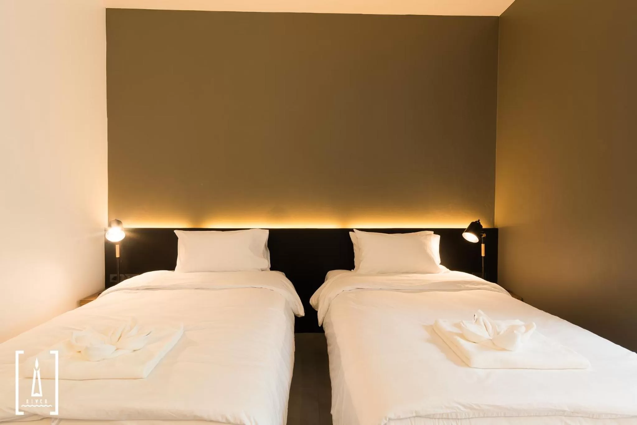 Bed in i-river chiangmai