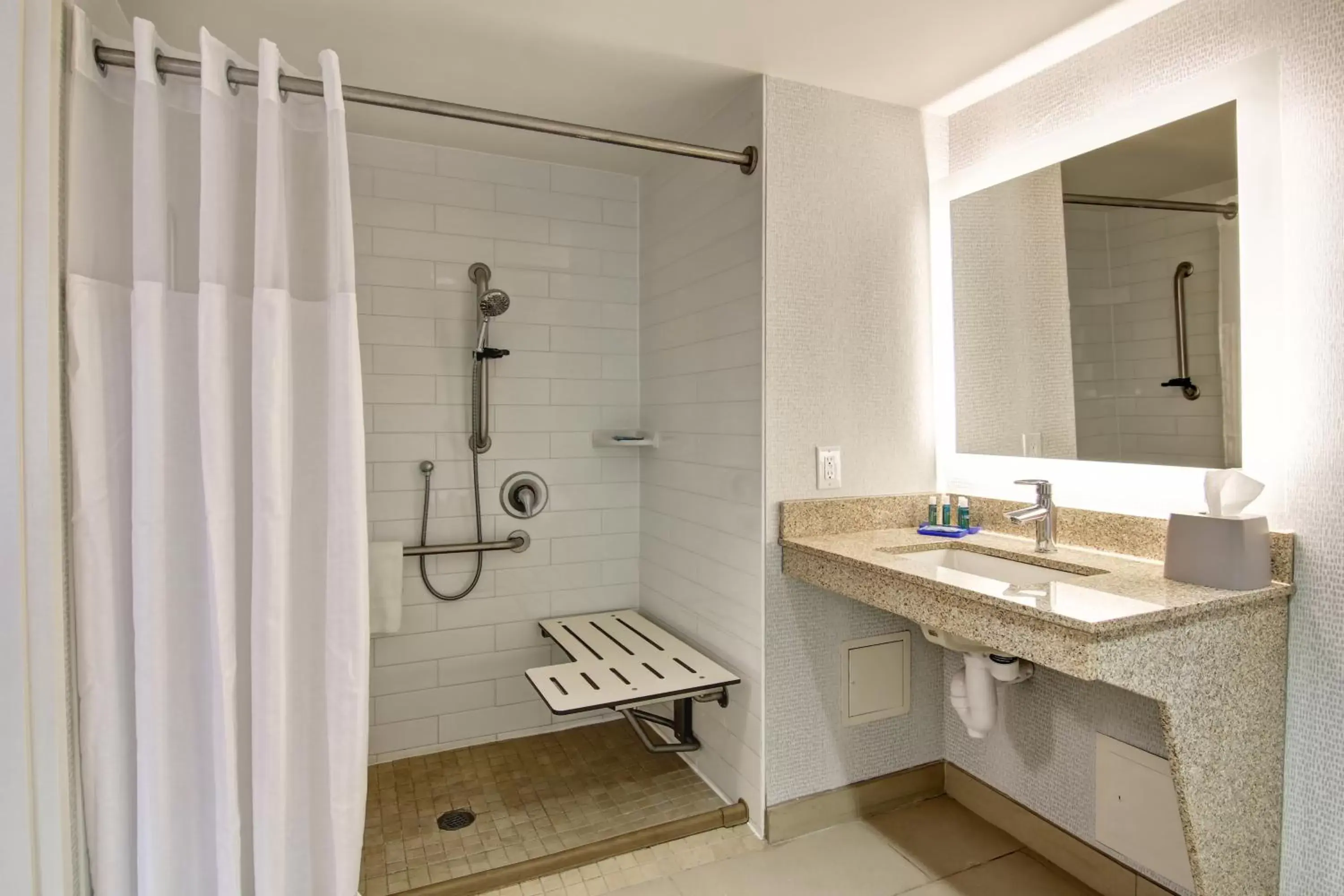 Photo of the whole room, Bathroom in Holiday Inn Express Hotel & Suites Toronto - Markham, an IHG Hotel