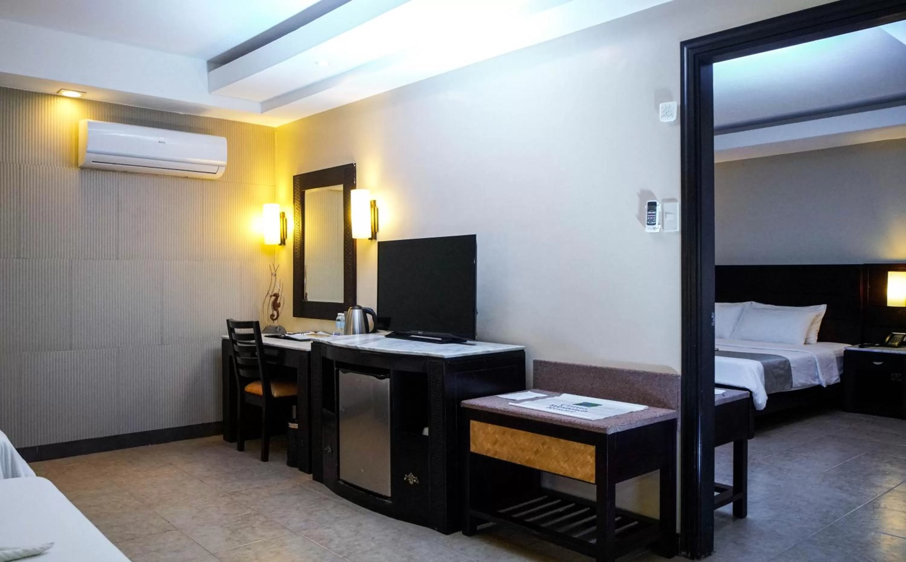 air conditioner, Bed in Coron Westown Resort