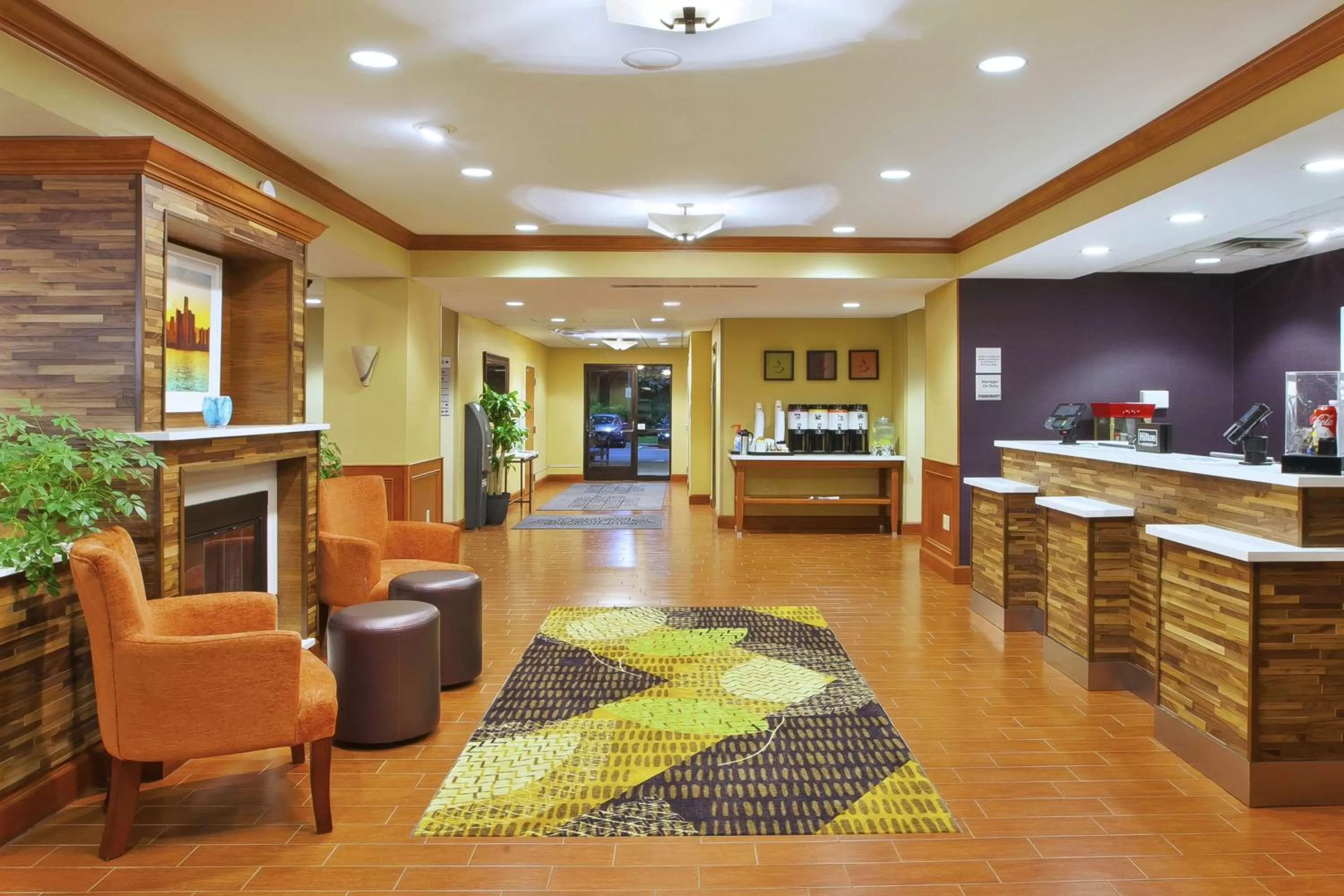 Lobby or reception in Hampton Inn Commerce/Novi