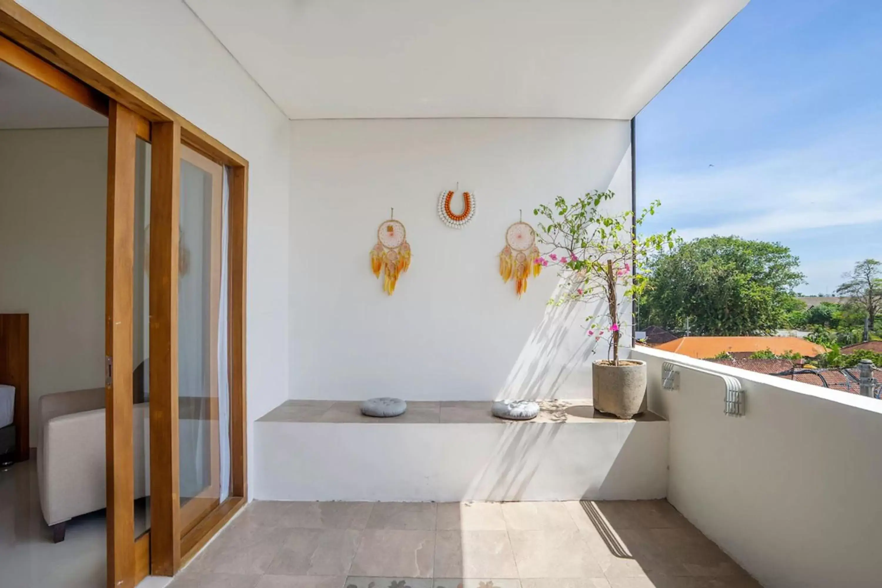 Balcony/Terrace, Bathroom in Abian Harmony Hotel