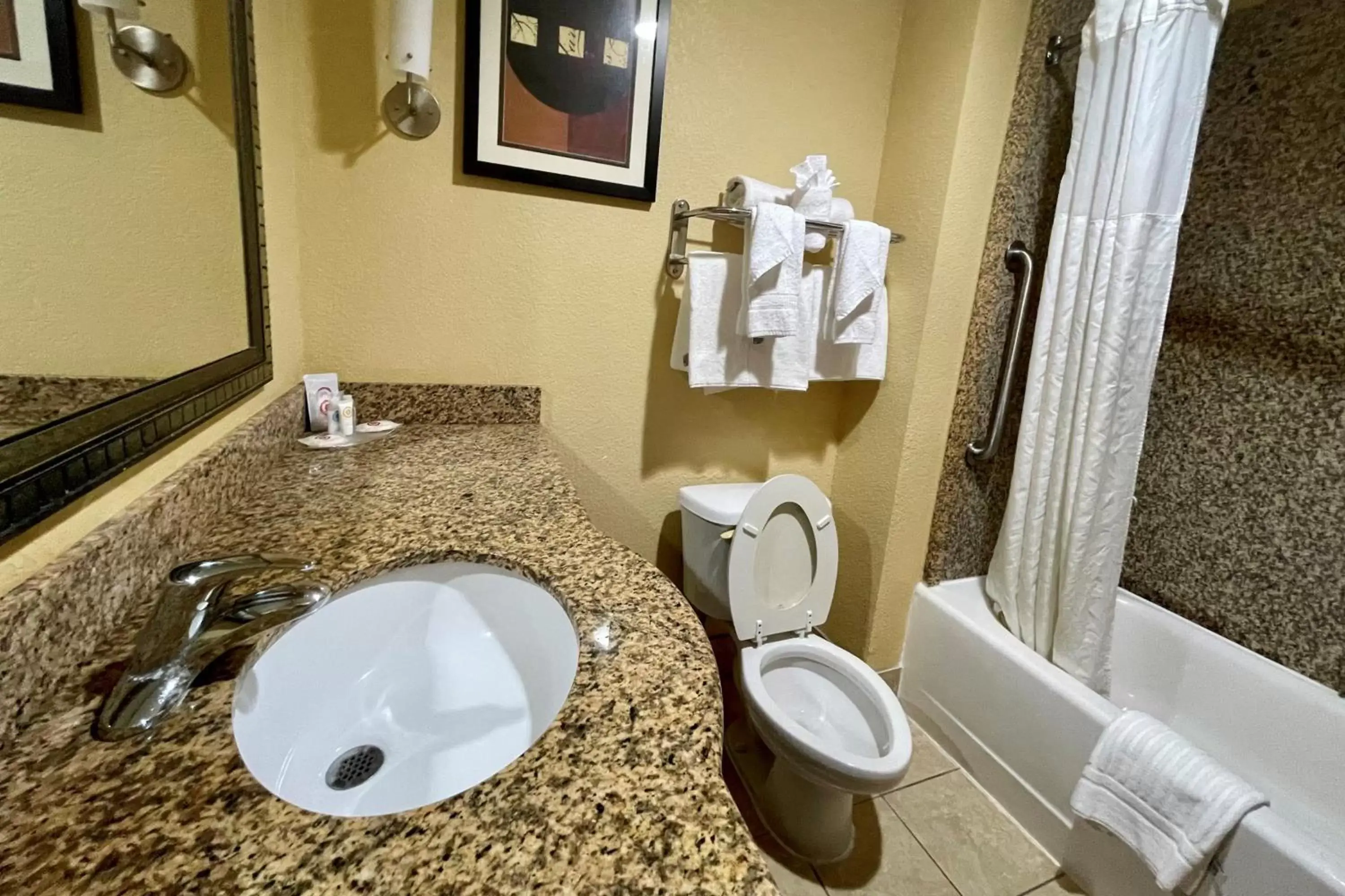 Shower, Bathroom in Comfort Suites Augusta Riverwatch