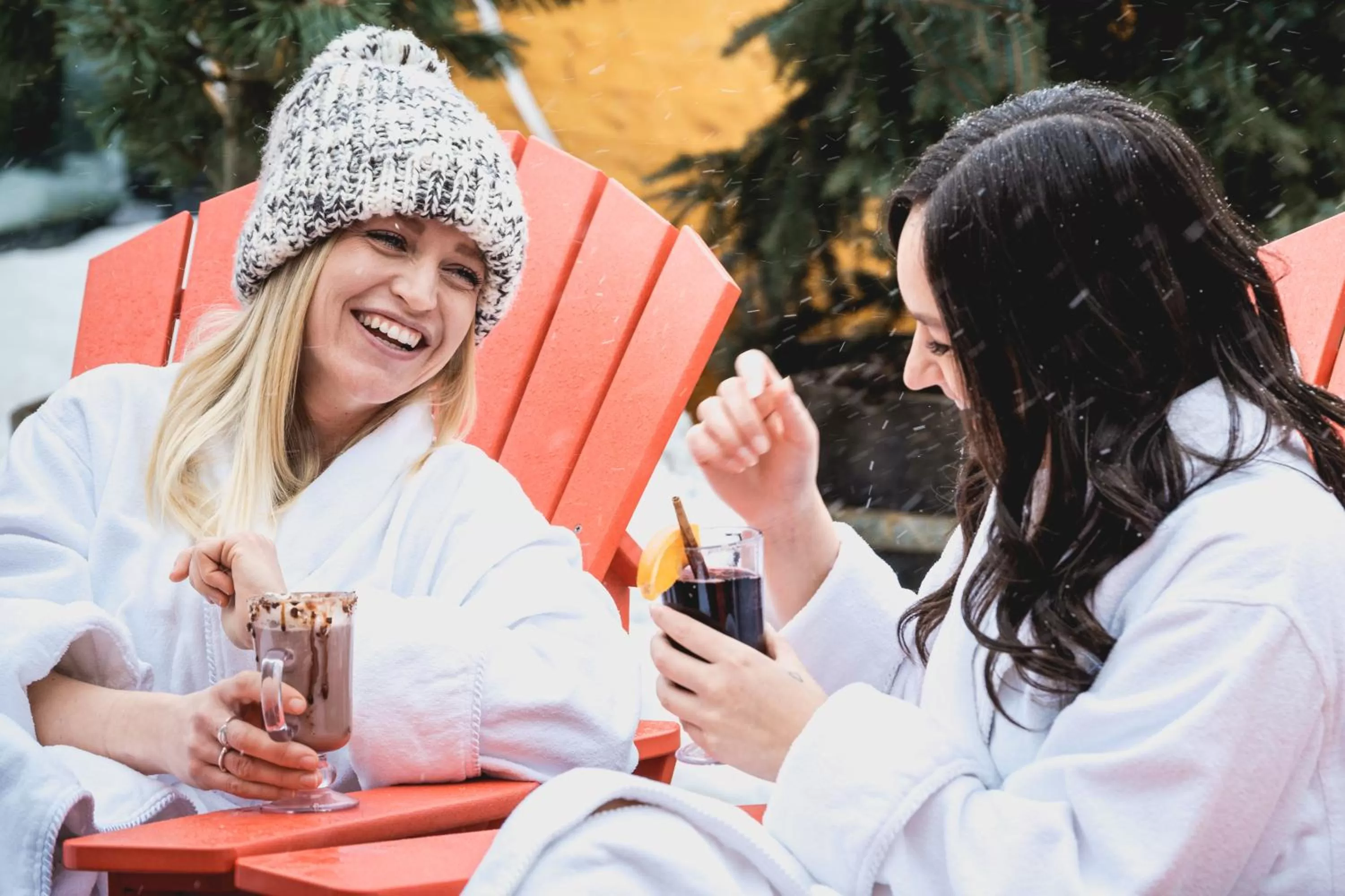 Swimming pool in Fairmont Chateau Whistler