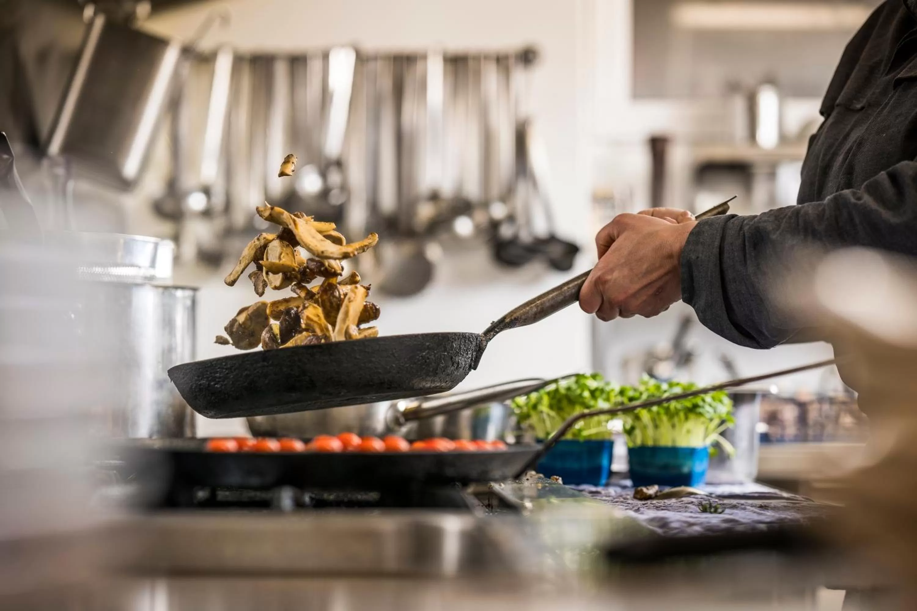 kitchen in Romantik Hotel Neuhaus