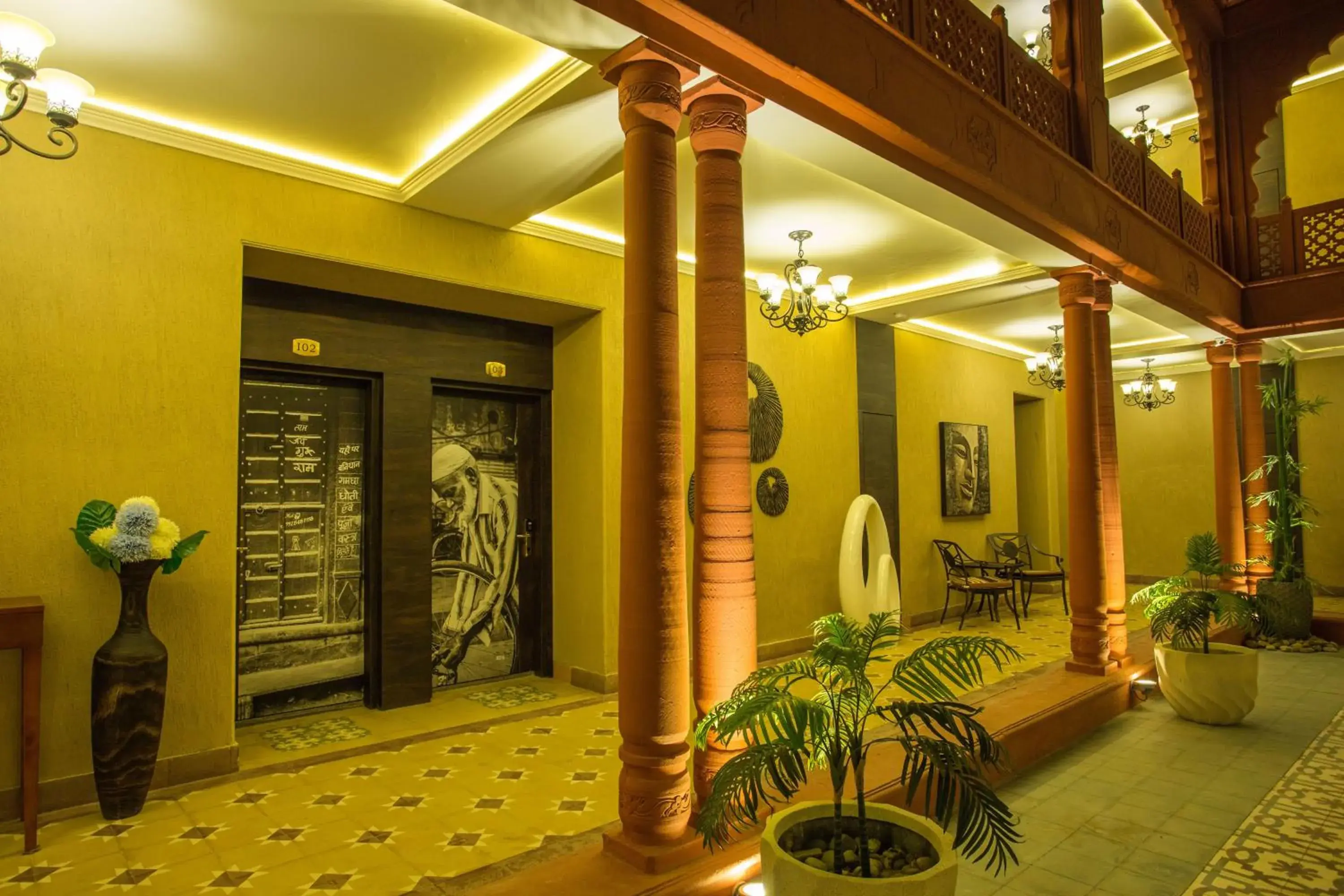 Decorative detail, Lobby/Reception in Vesta Bikaner Palace