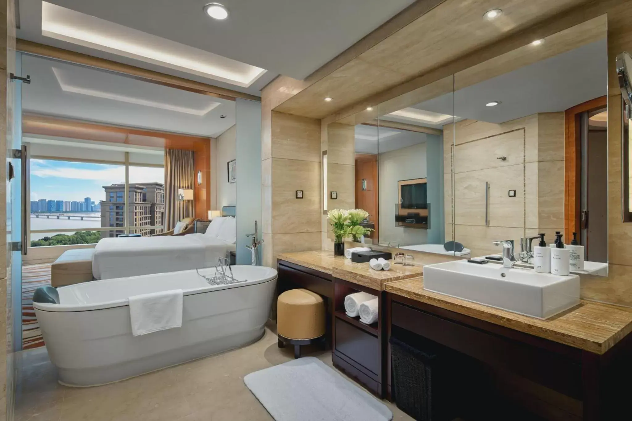 Bathroom in InterContinental Hangzhou, an IHG Hotel