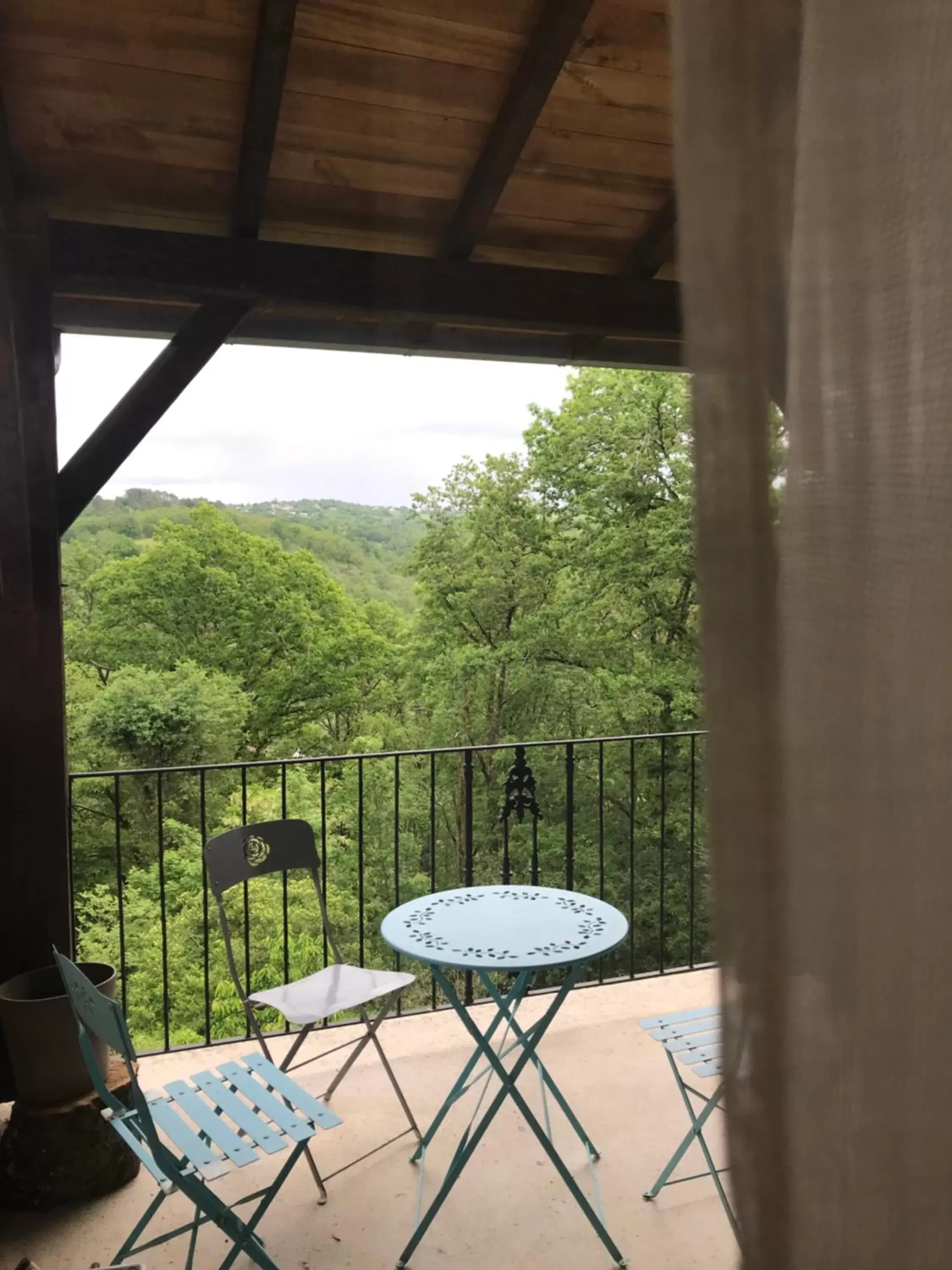 Patio, Balcony/Terrace in Château de Bataillé