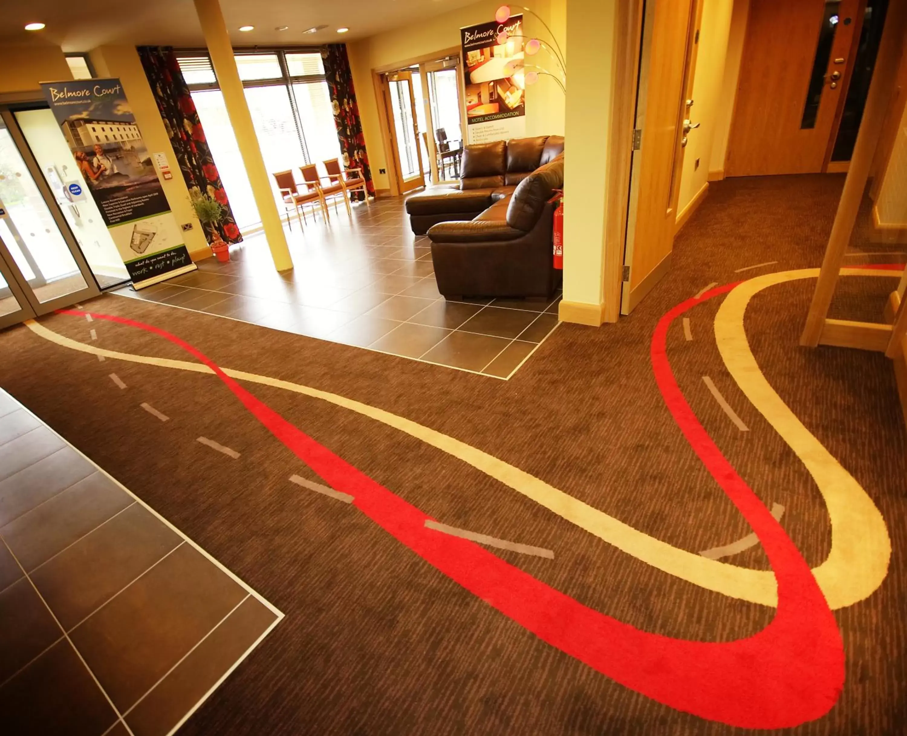 Lobby or reception in Belmore Court & Motel