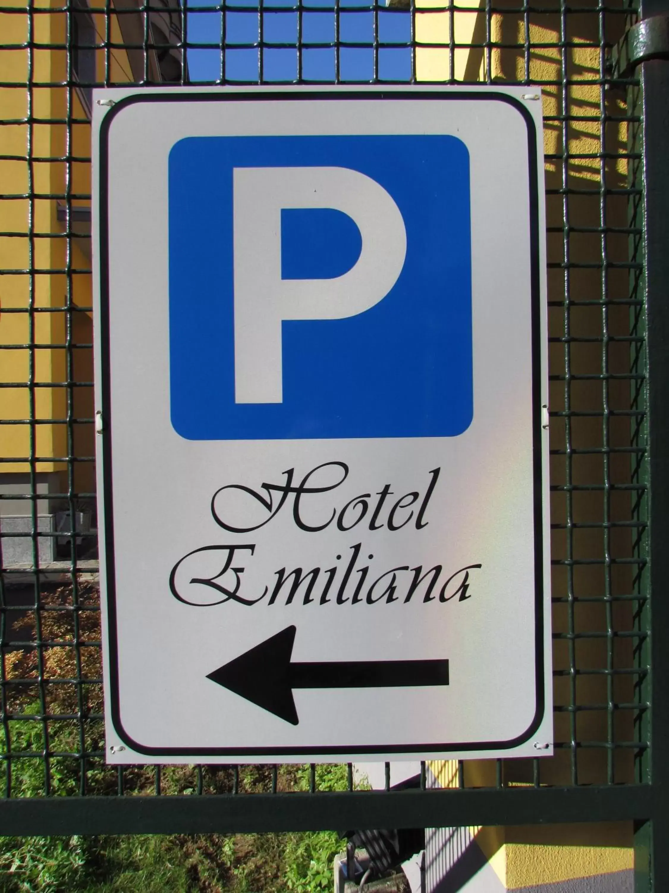 Logo/Certificate/Sign in Hotel Emiliana