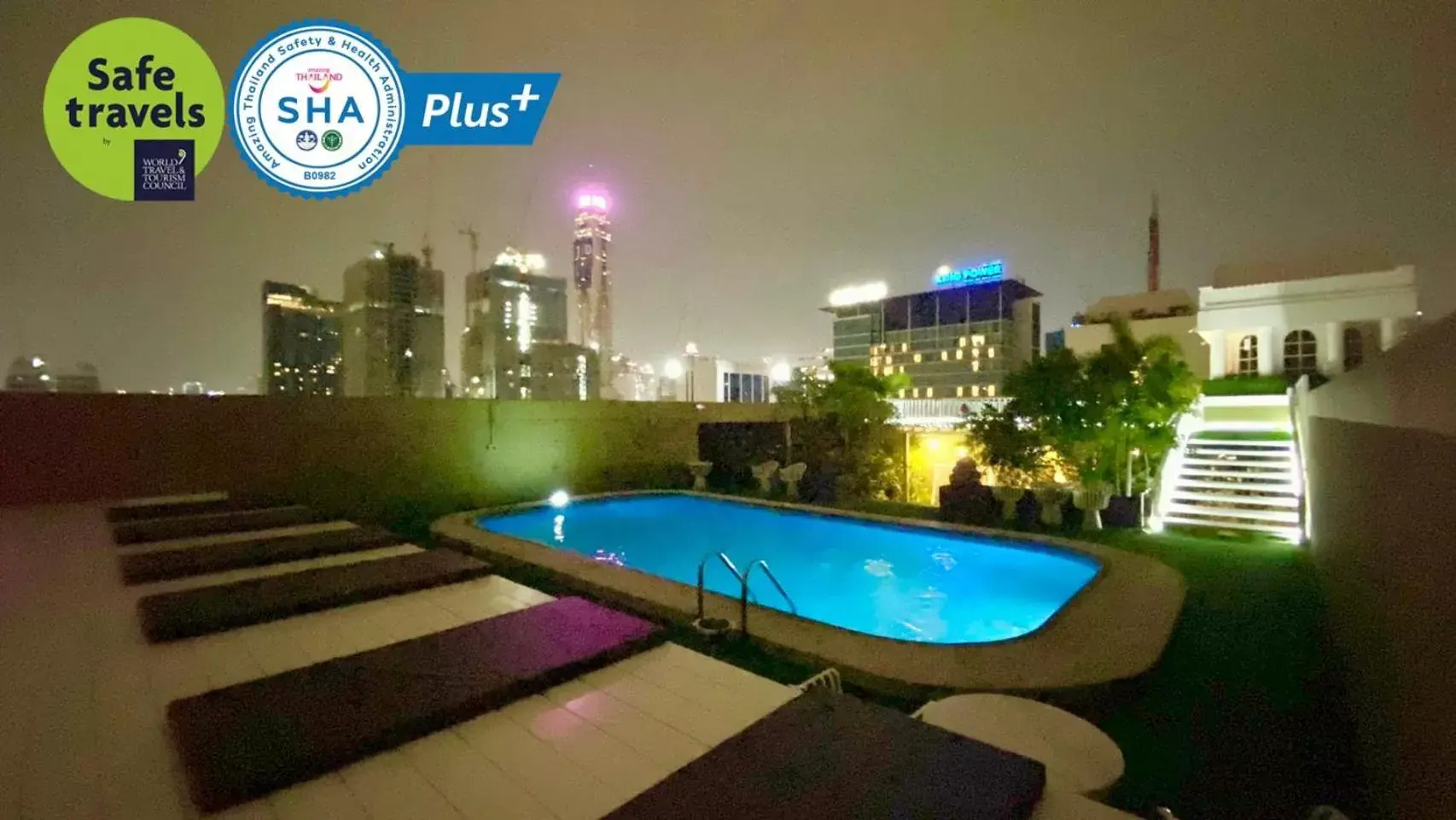 Swimming Pool in The Victory Residences Bangkok - SHA Extra Plus Certified