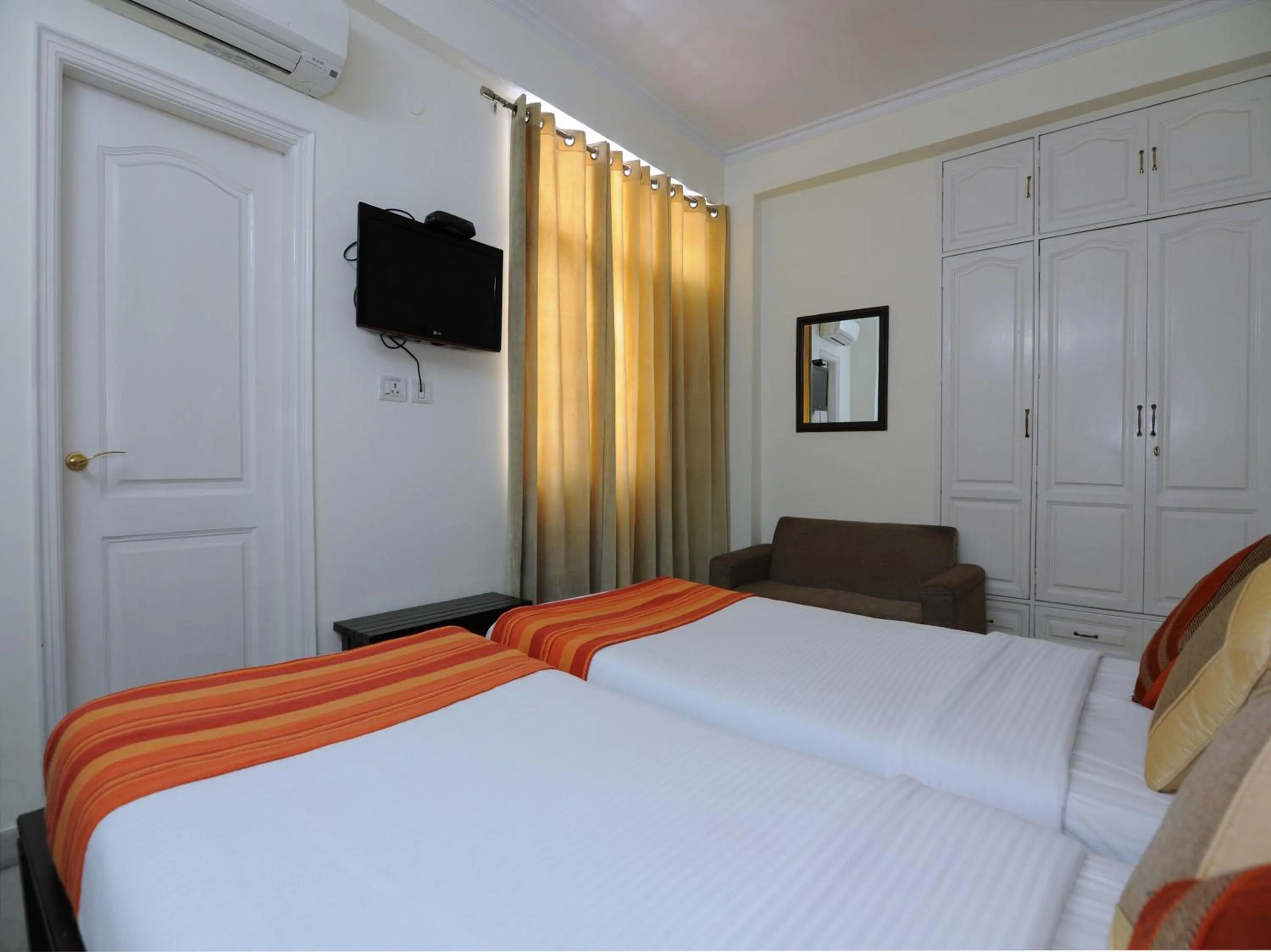 Bedroom, Bed in Mehra Residency at The Airport