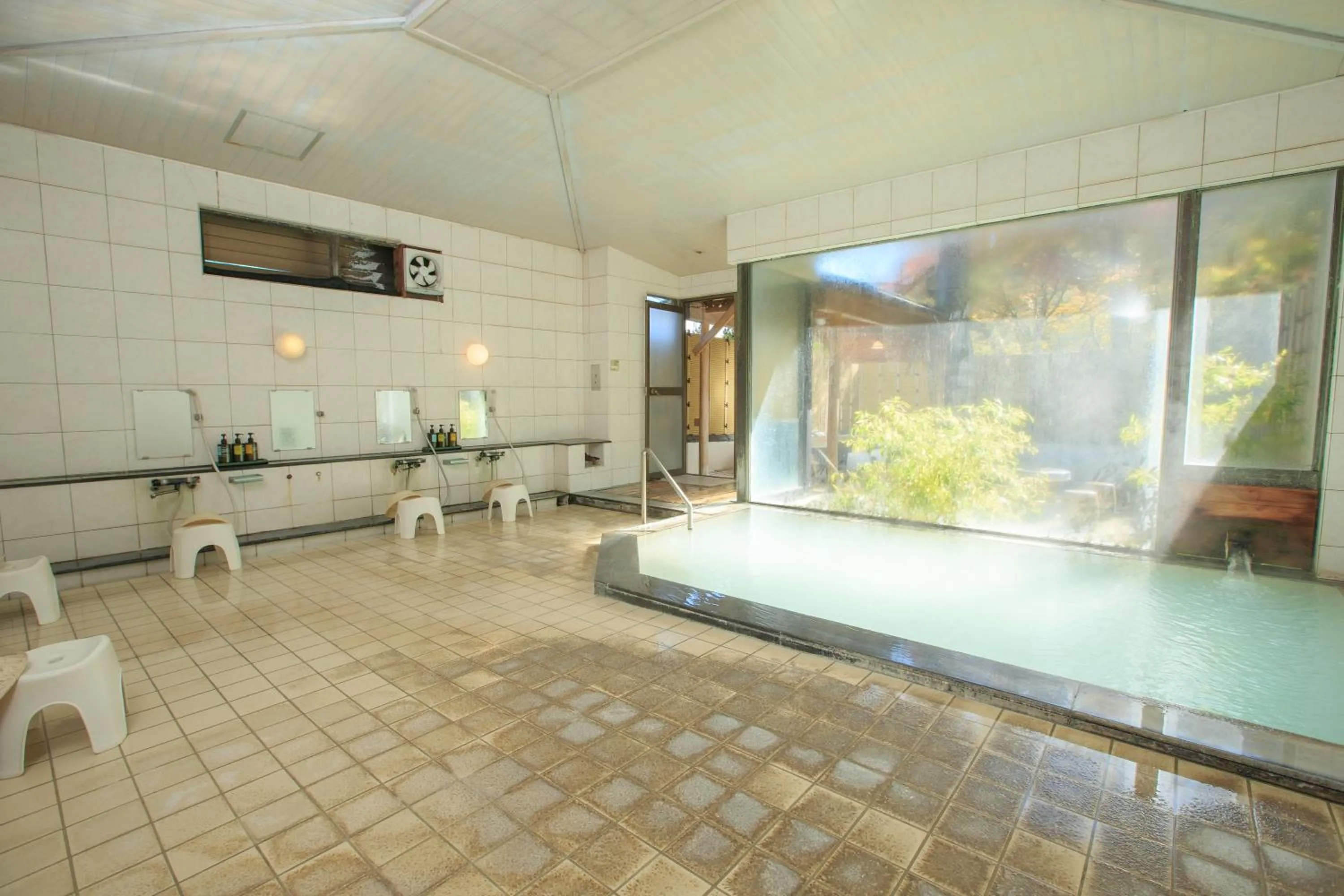 Hot Spring Bath in Kinokuniya Ryokan