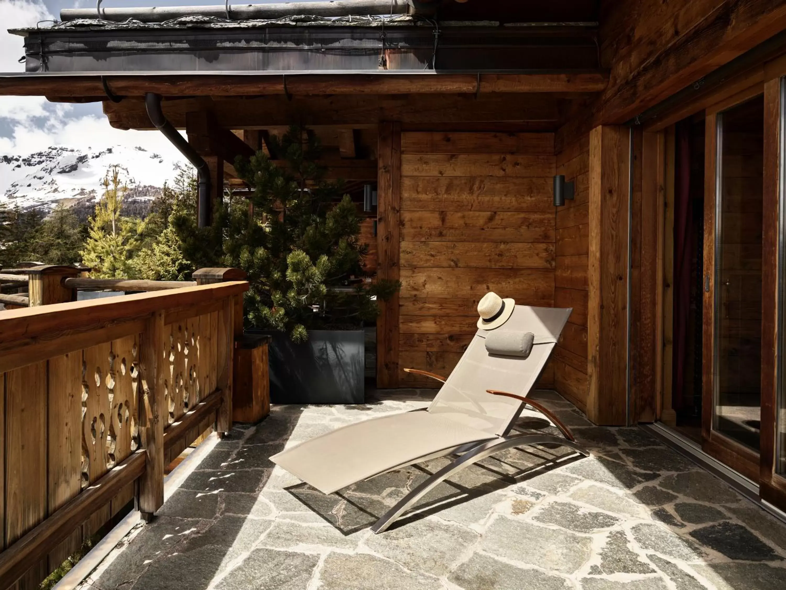 Balcony/Terrace in LeCrans