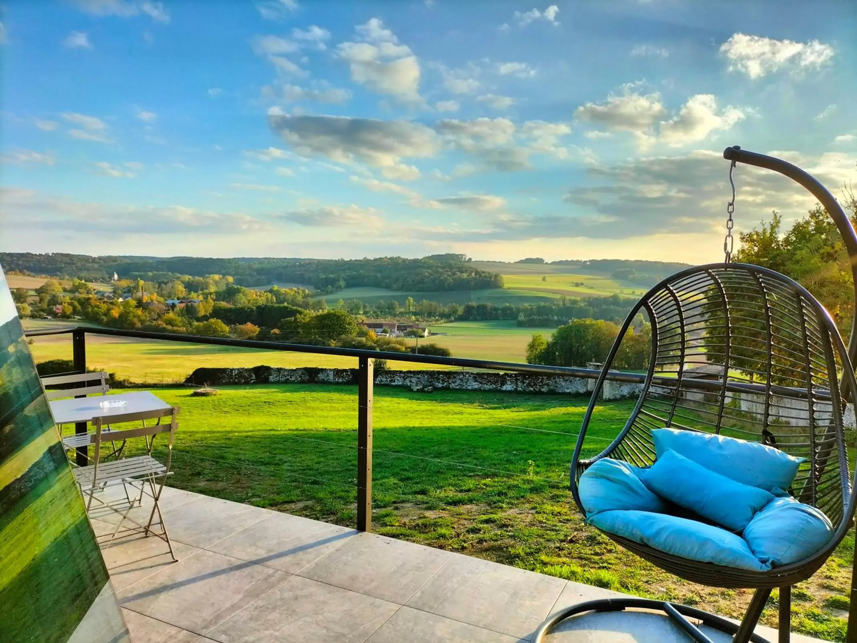 View (from property/room), Swimming Pool in Demeure de la Garenne