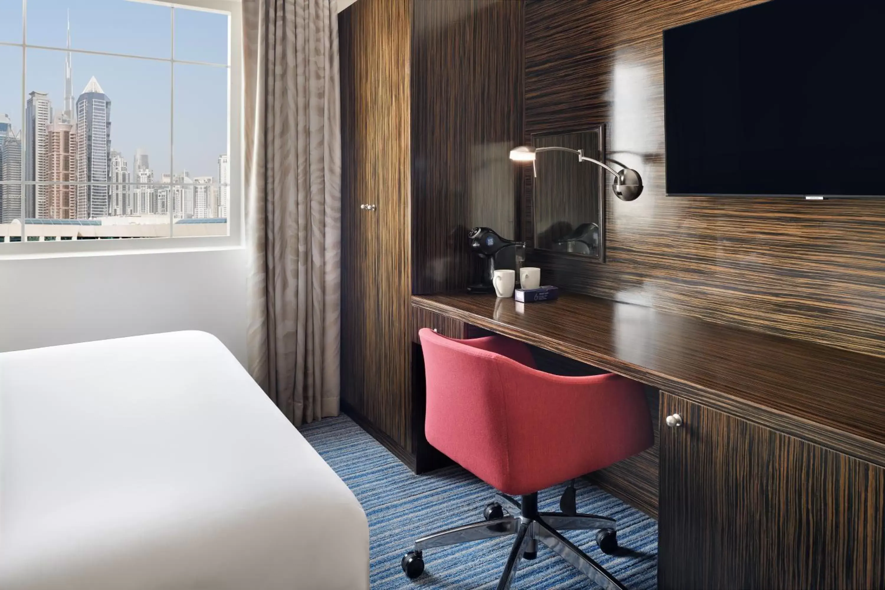Bedroom in Holiday Inn Express Dubai Safa Park, an IHG Hotel
