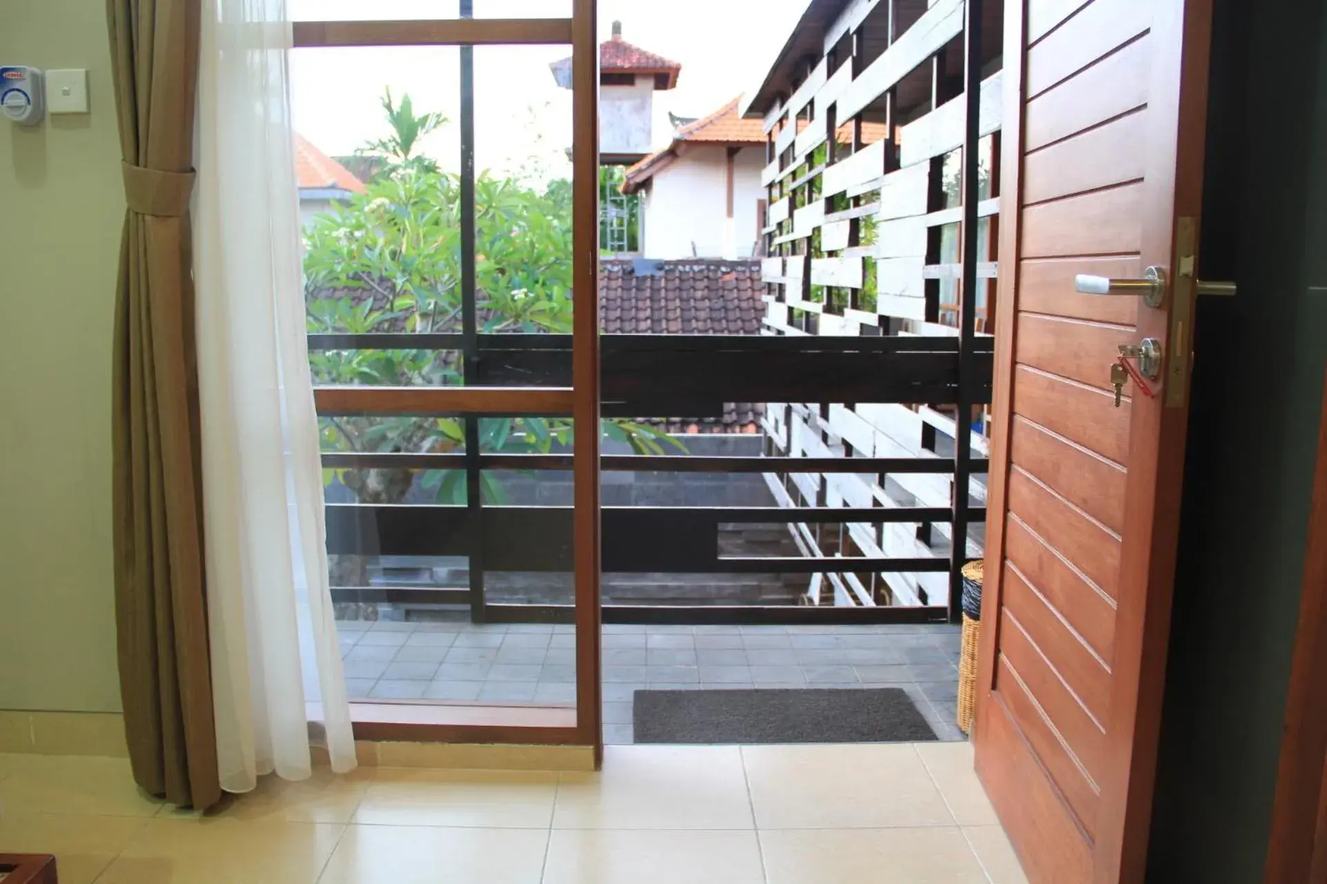 View (from property/room), Balcony/Terrace in Semarandana Bedrooms and Pool