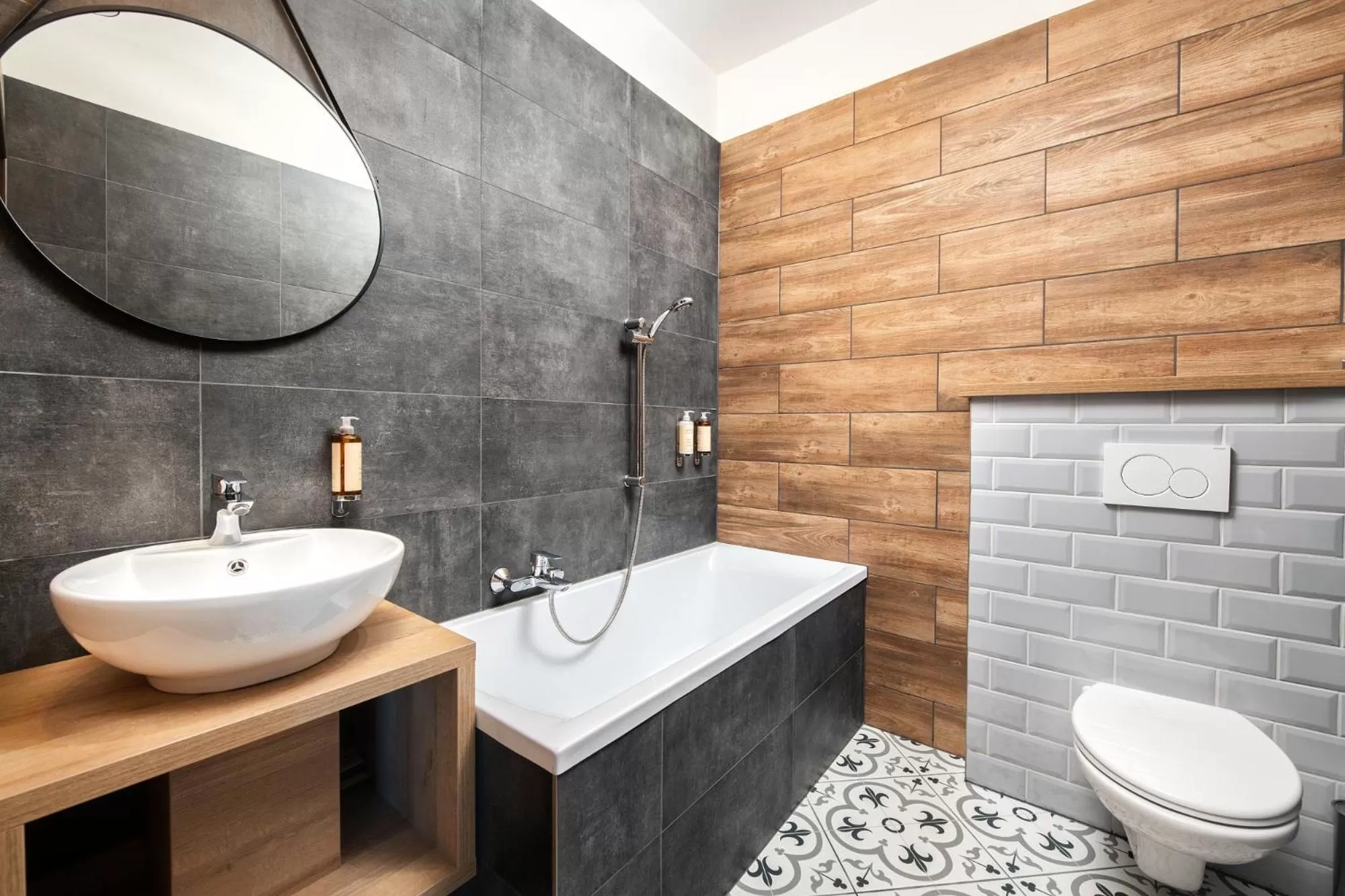 Bathroom in Wine & Wellness hotel Besední dům