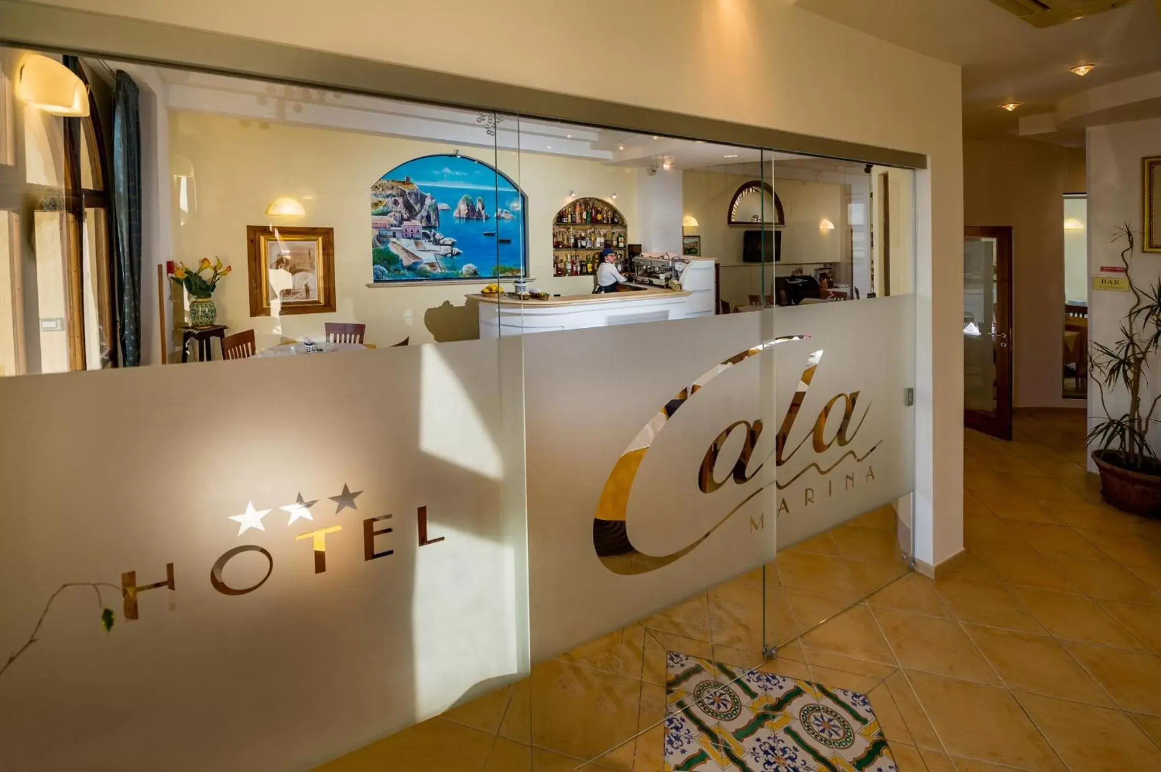 Decorative detail, Lobby/Reception in Hotel Cala Marina