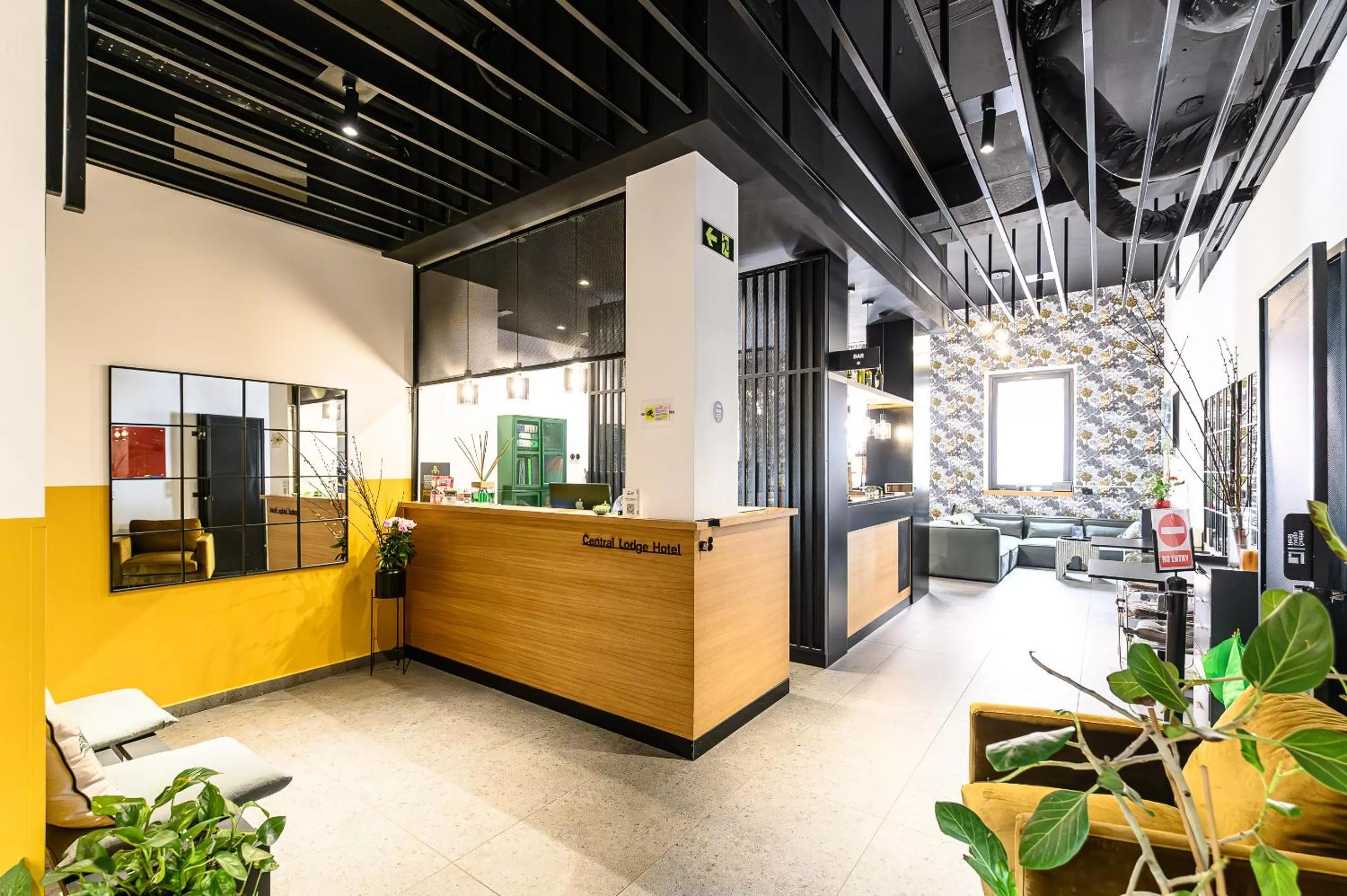 Lobby or reception in Central Lodge Hotel