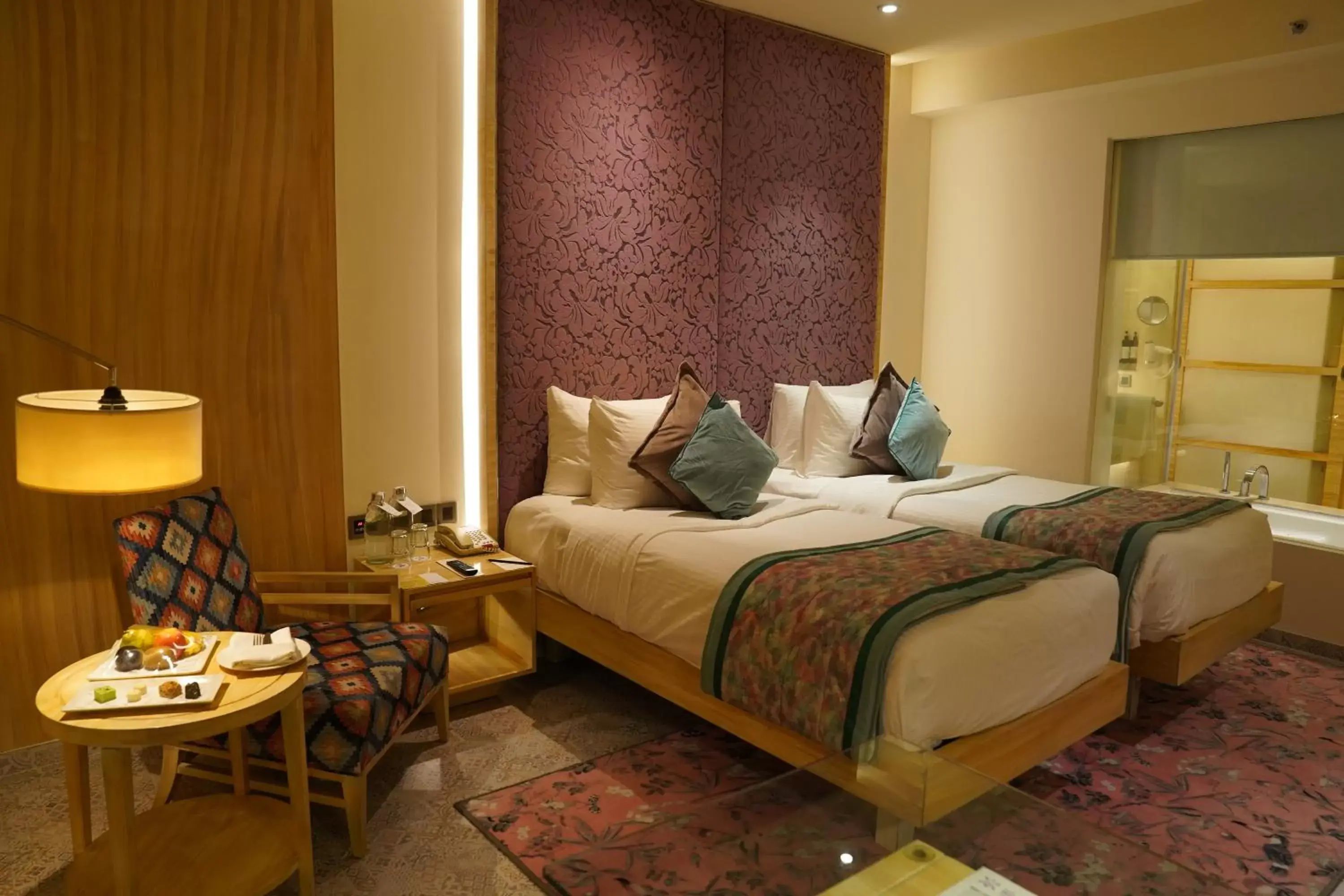 Bed in Hotel Royal Orchid Jaipur, 3 Kms to Airport