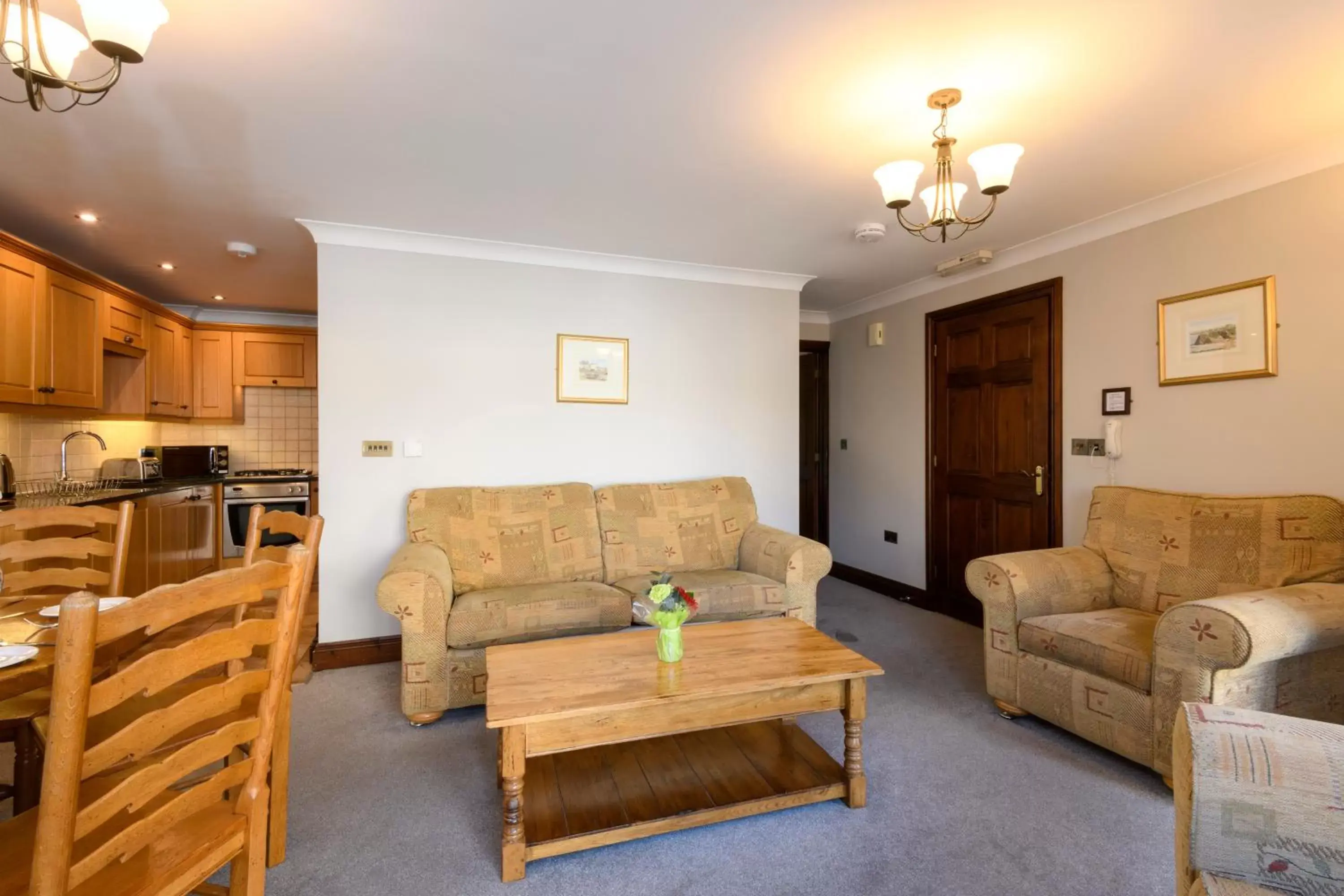 Living room, Seating Area in Porth Veor Manor Villas & Apartments