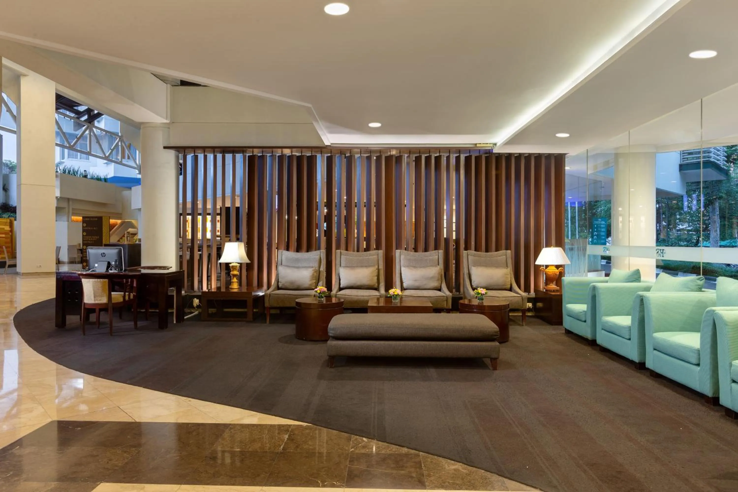 Lobby or reception in Hotel Santika Bandung