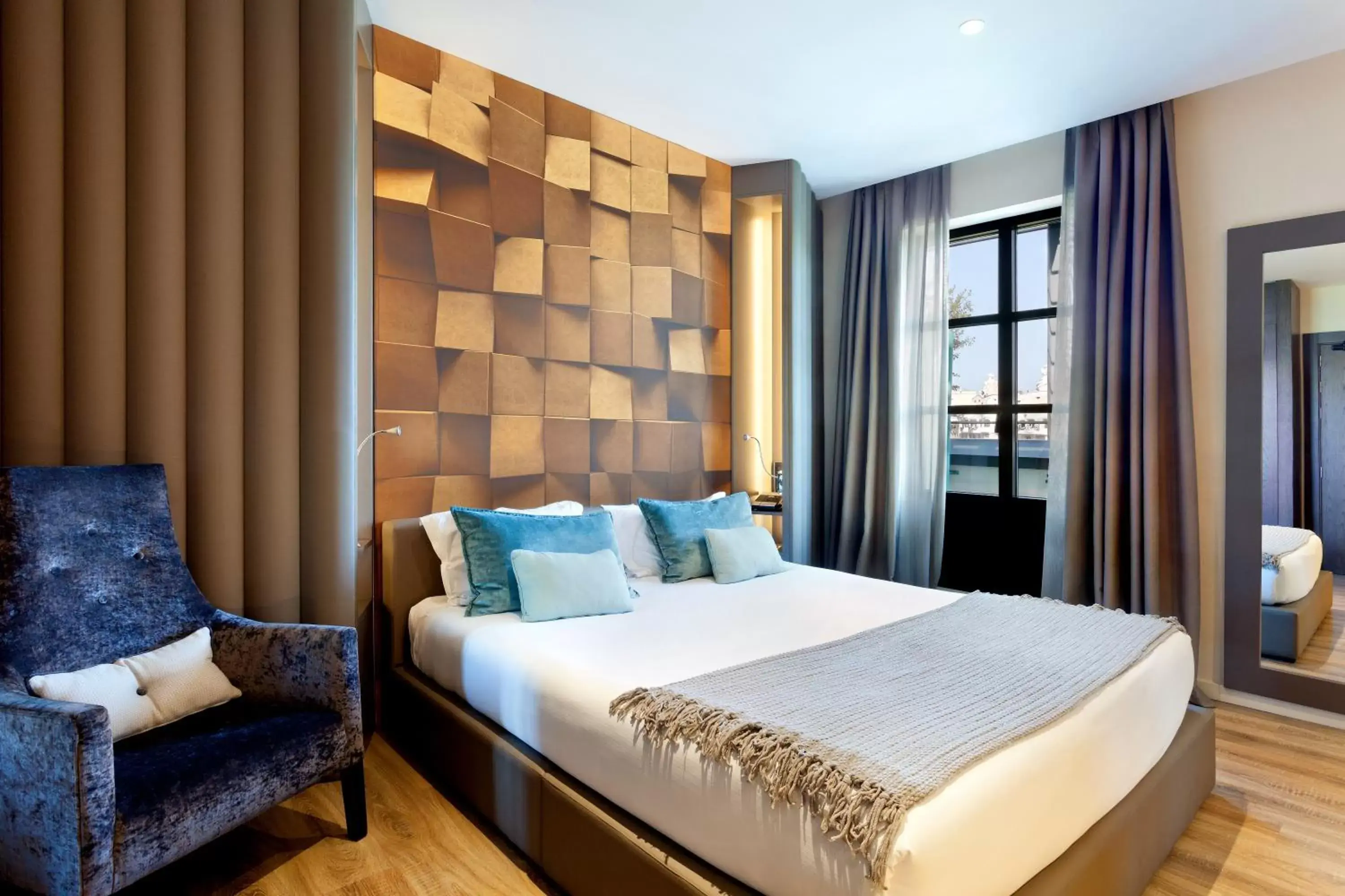 Bed in Hotel Condes de Barcelona Bed in Hotel Condes de Barcelona