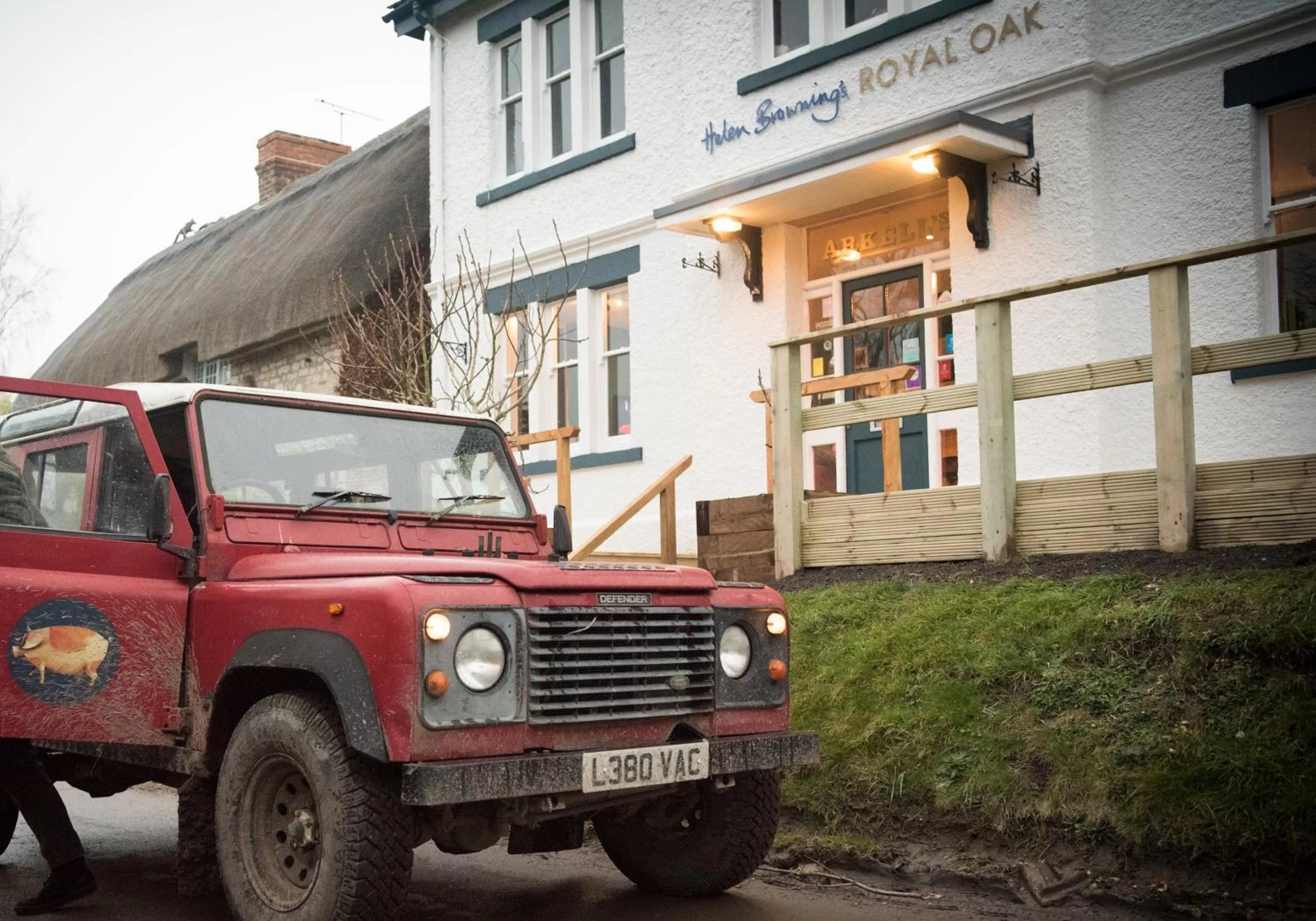 Facade/entrance in Helen Browning's Royal Oak