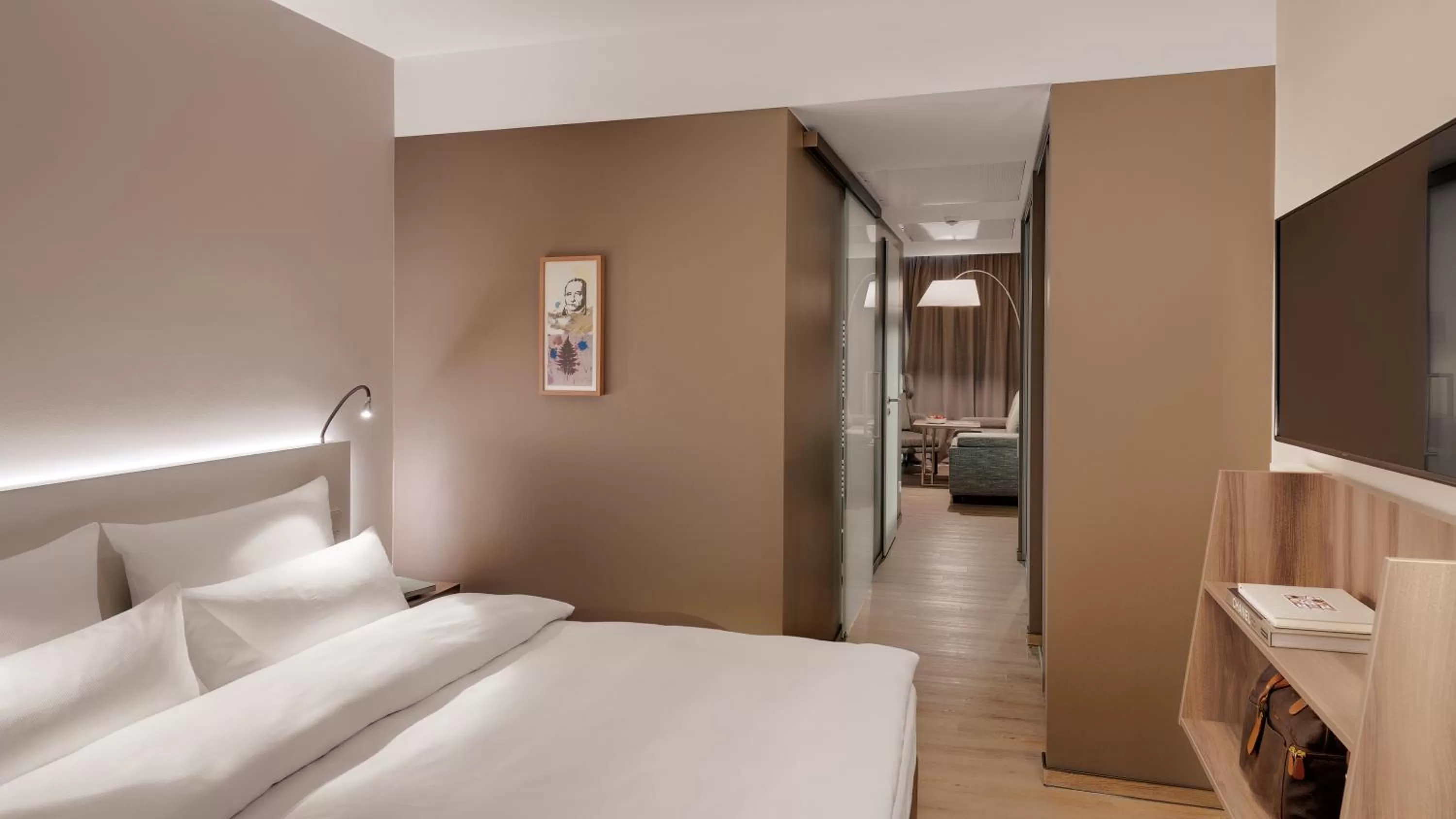 Bed in Hotel Stadt Lörrach