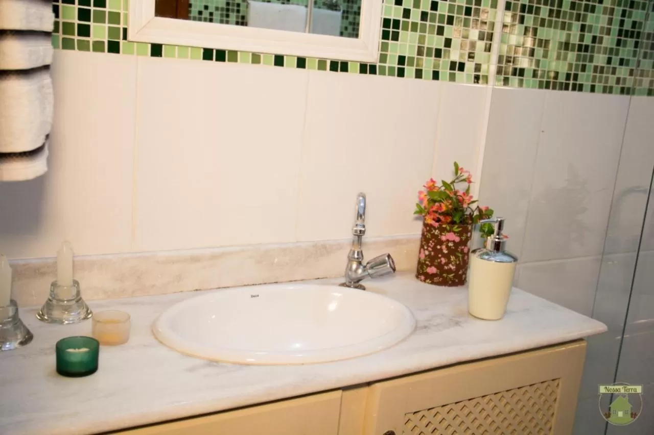 Bathroom in Pousada Nossa Terra